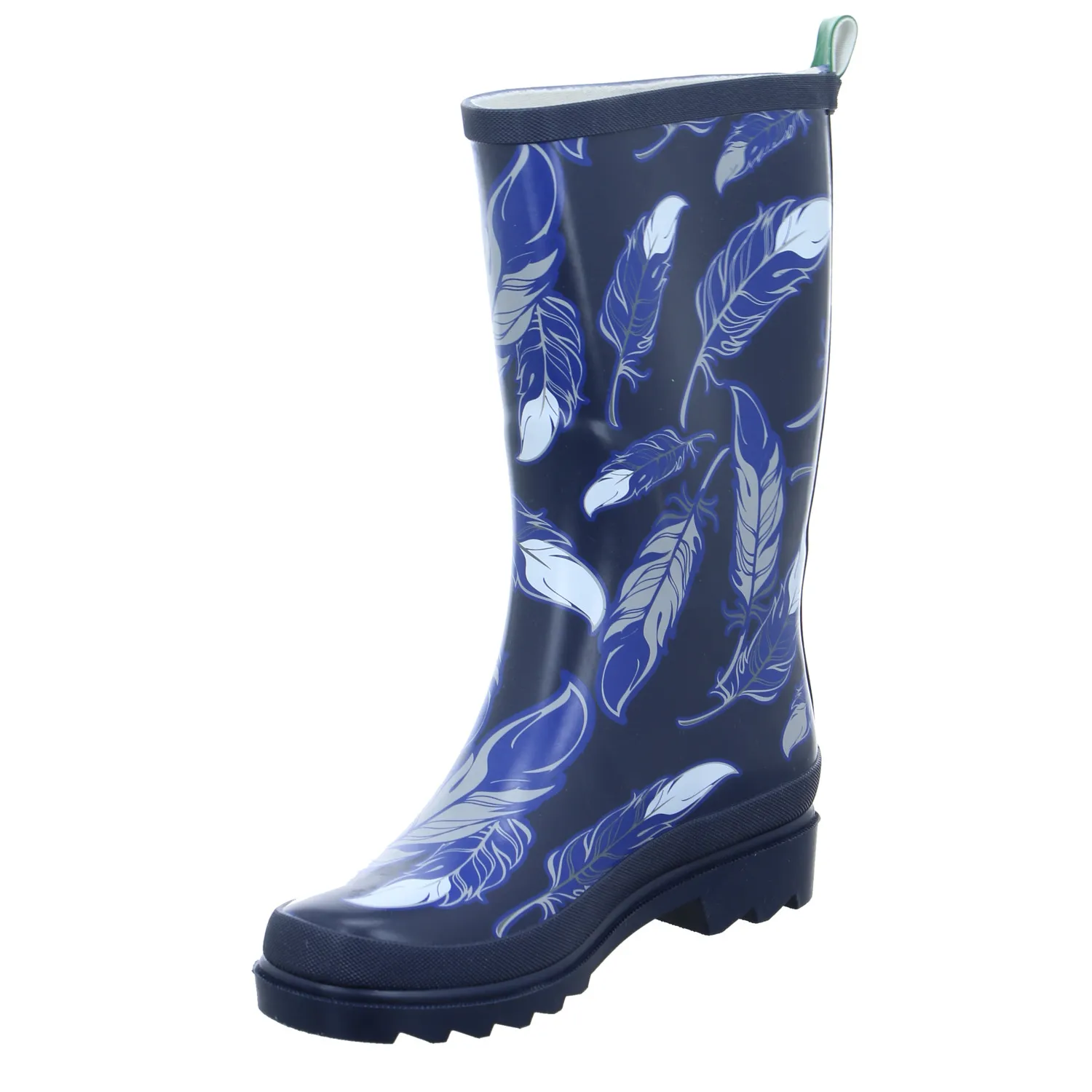 BECK Damen-Gummistiefel Blau Synthetik 