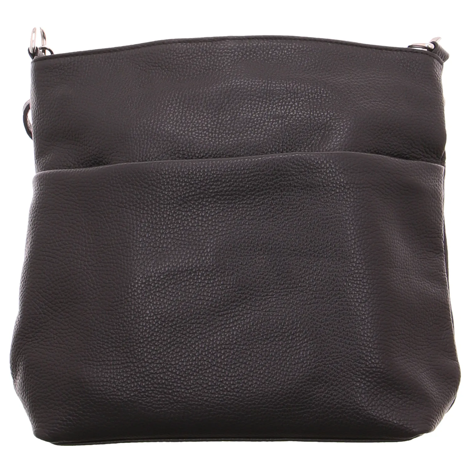 * Umhängetasche Schwarz Leder * Umhängetasche Schwarz Leder