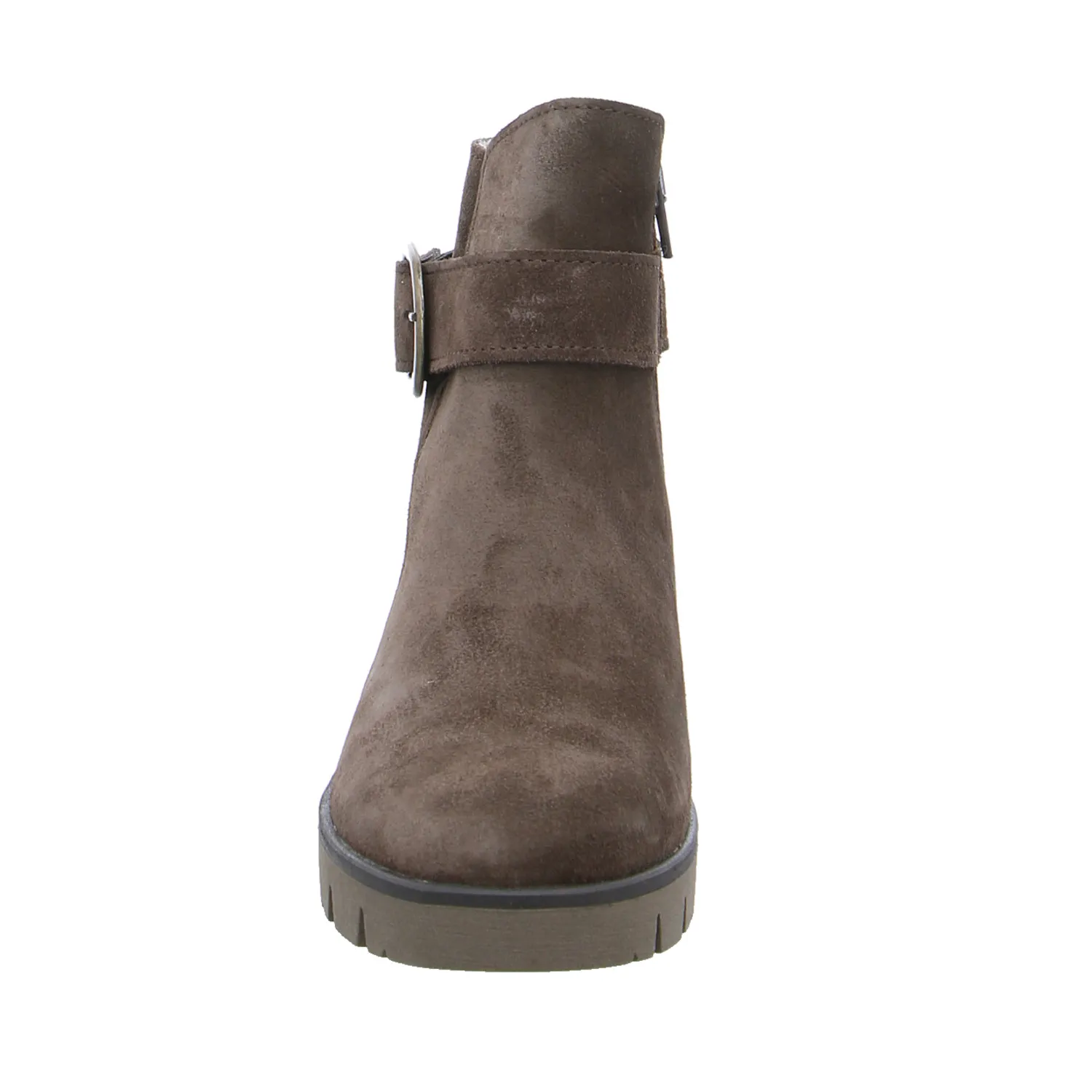 VAN DER LAAN Comfort-Stiefelette Mittelbraun Leder VAN DER LAAN Comfort-Stiefelette Mittelbraun Leder