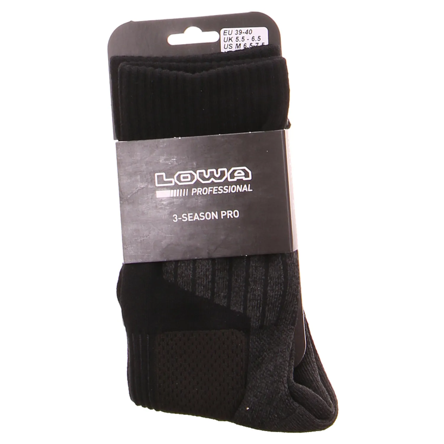 LOWA Kinder-Sportsocken Schwarz Textil LOWA Kinder-Sportsocken Schwarz Textil