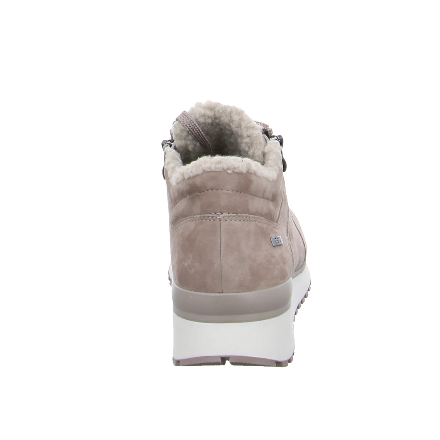 CAPRICE mit TEX Comfort-Mid Cut Sneaker Taupe Leder CAPRICE mit TEX Comfort-Mid Cut Sneaker Taupe Leder