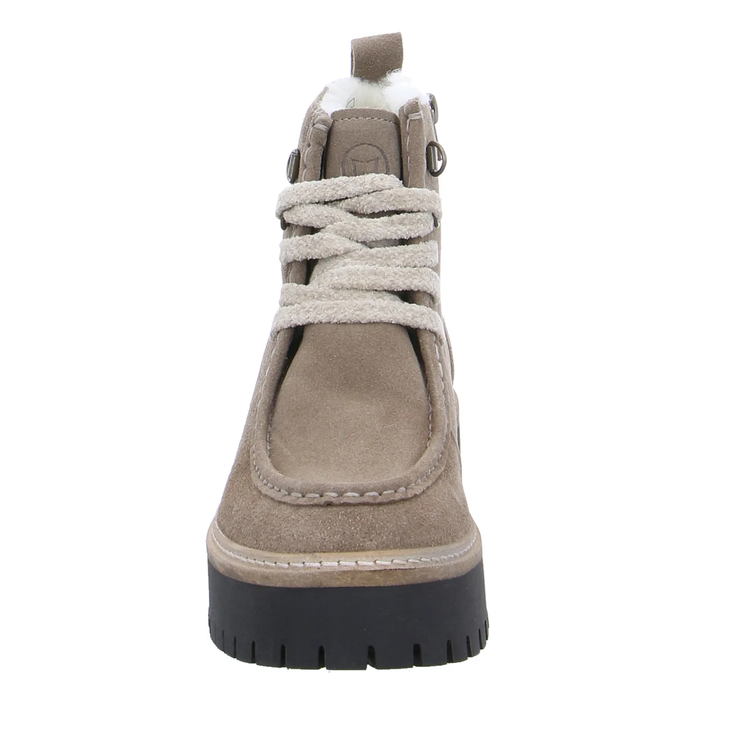 SCHUHENGEL Boot Taupe Leder SCHUHENGEL Boot Taupe Leder