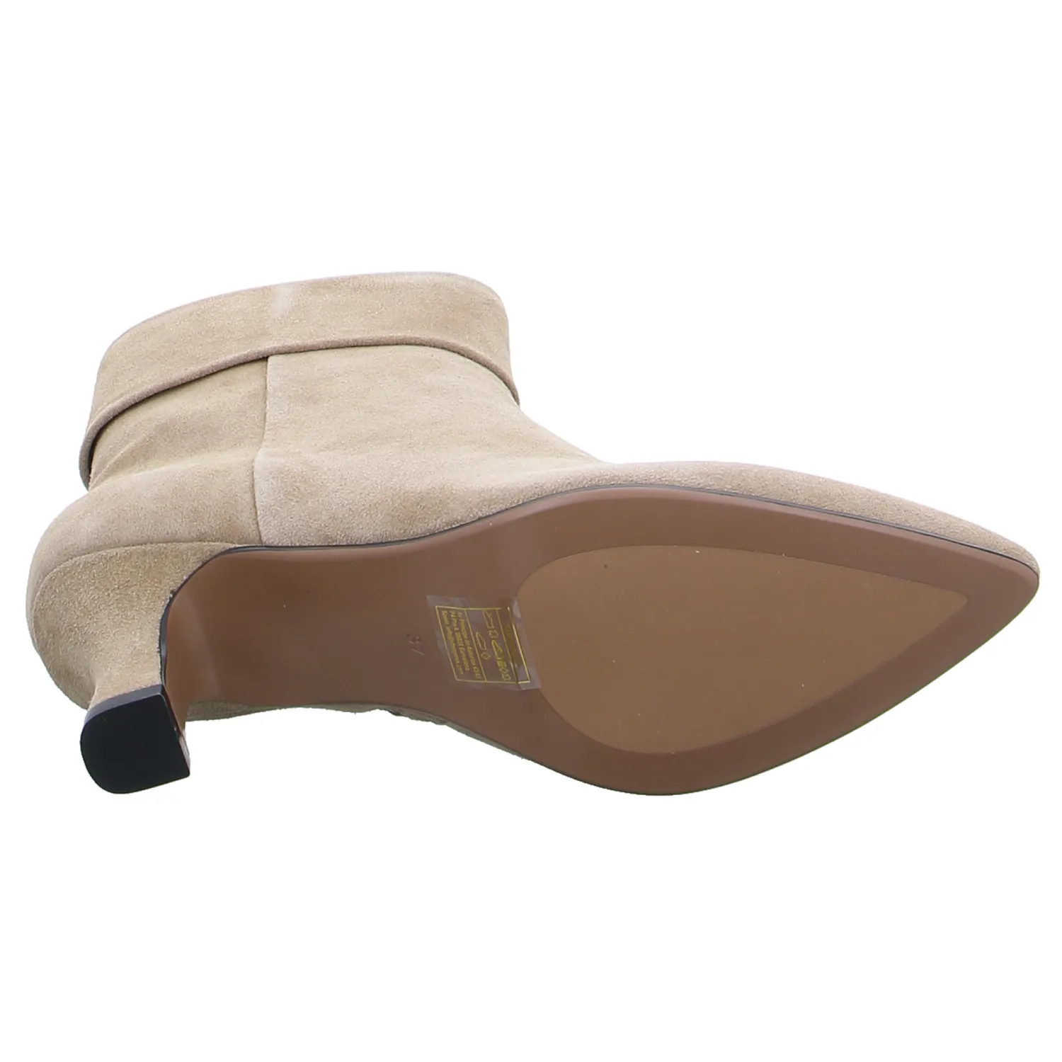 REGARDE LE CIEL Stiefelette Beige Leder 