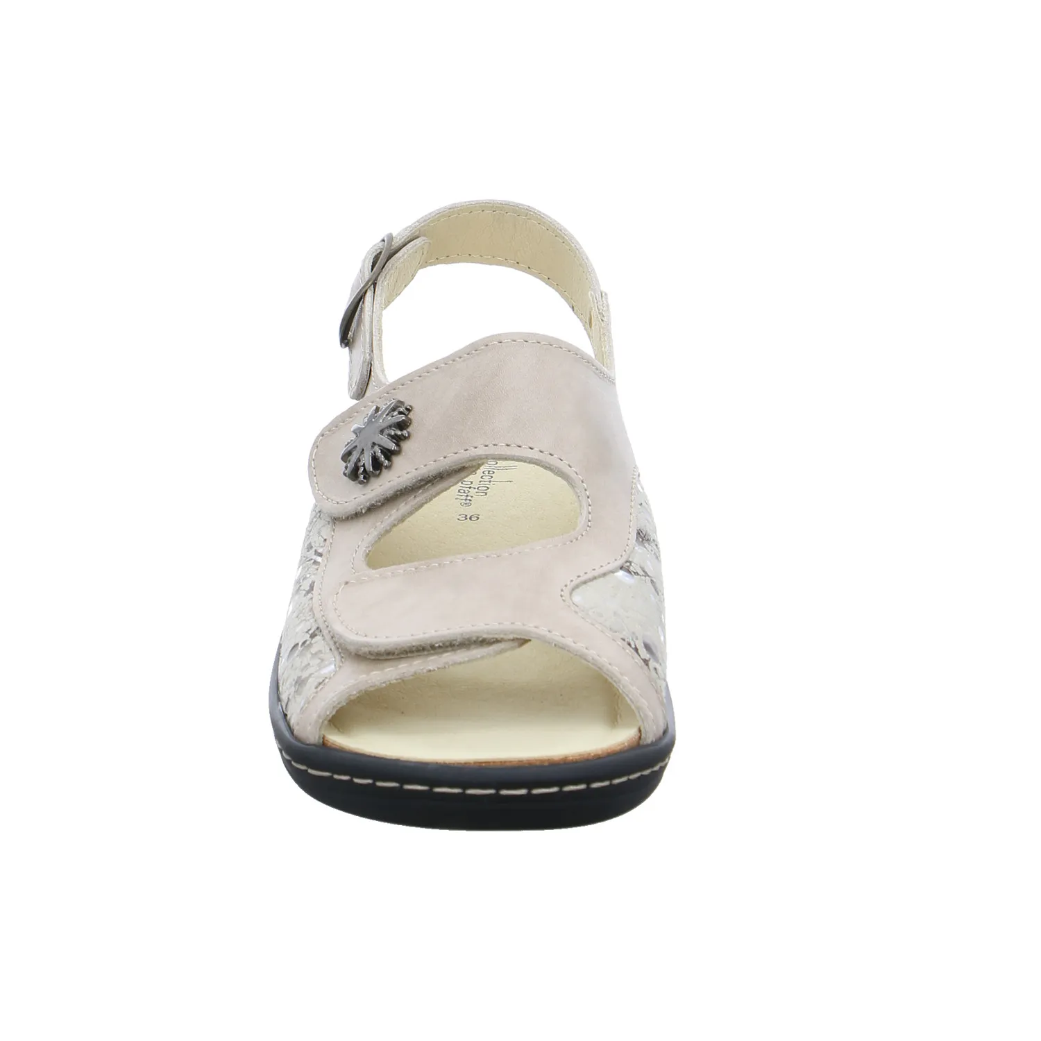 COLLECTION CHRISTA PFAFF Comfort-Sandalette Beige Leder 