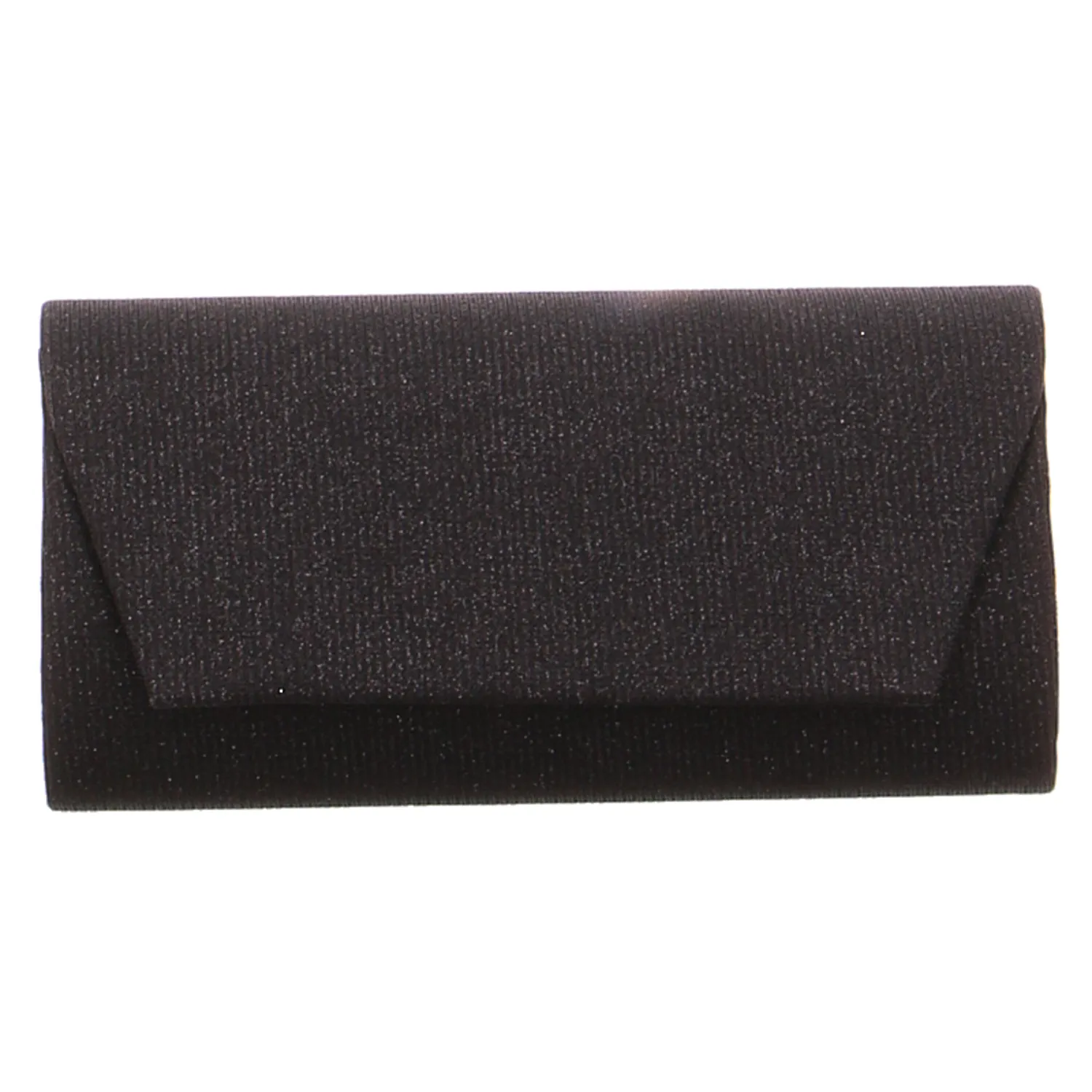 * Clutch / Abendtasche Schwarz Textil 