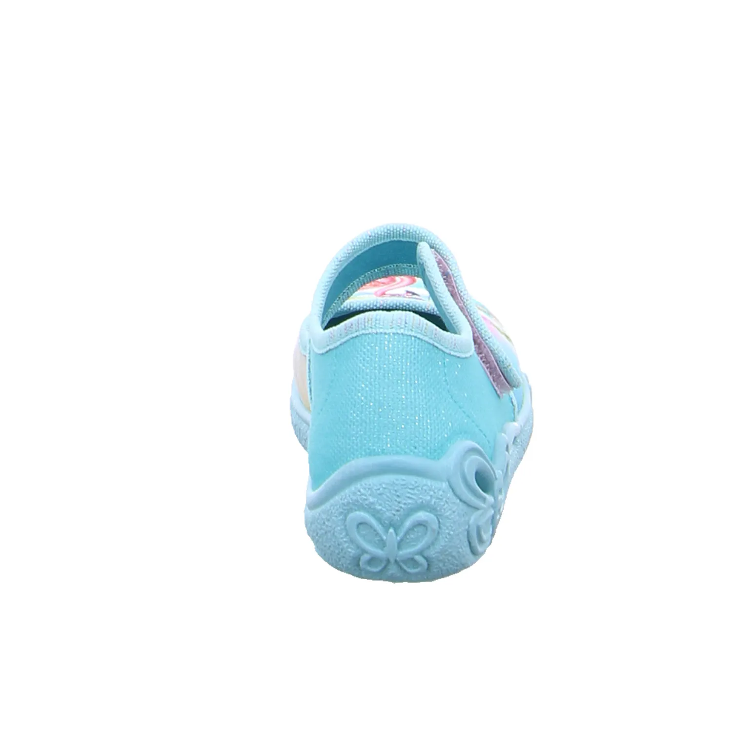 SUPERFIT Mädchen Kinder-Hausschuh Türkis Textil SUPERFIT Mädchen Kinder-Hausschuh Türkis Textil