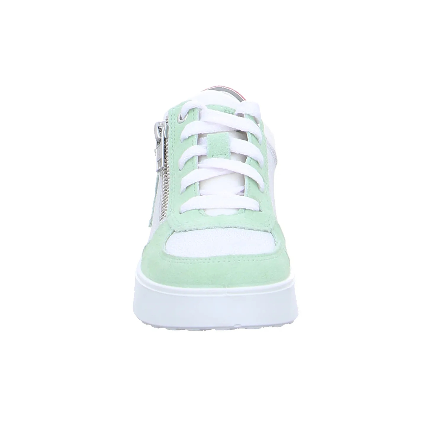 SUPERFIT Sneaker Mädchen-Halbschuh Binder Weiss Leder 