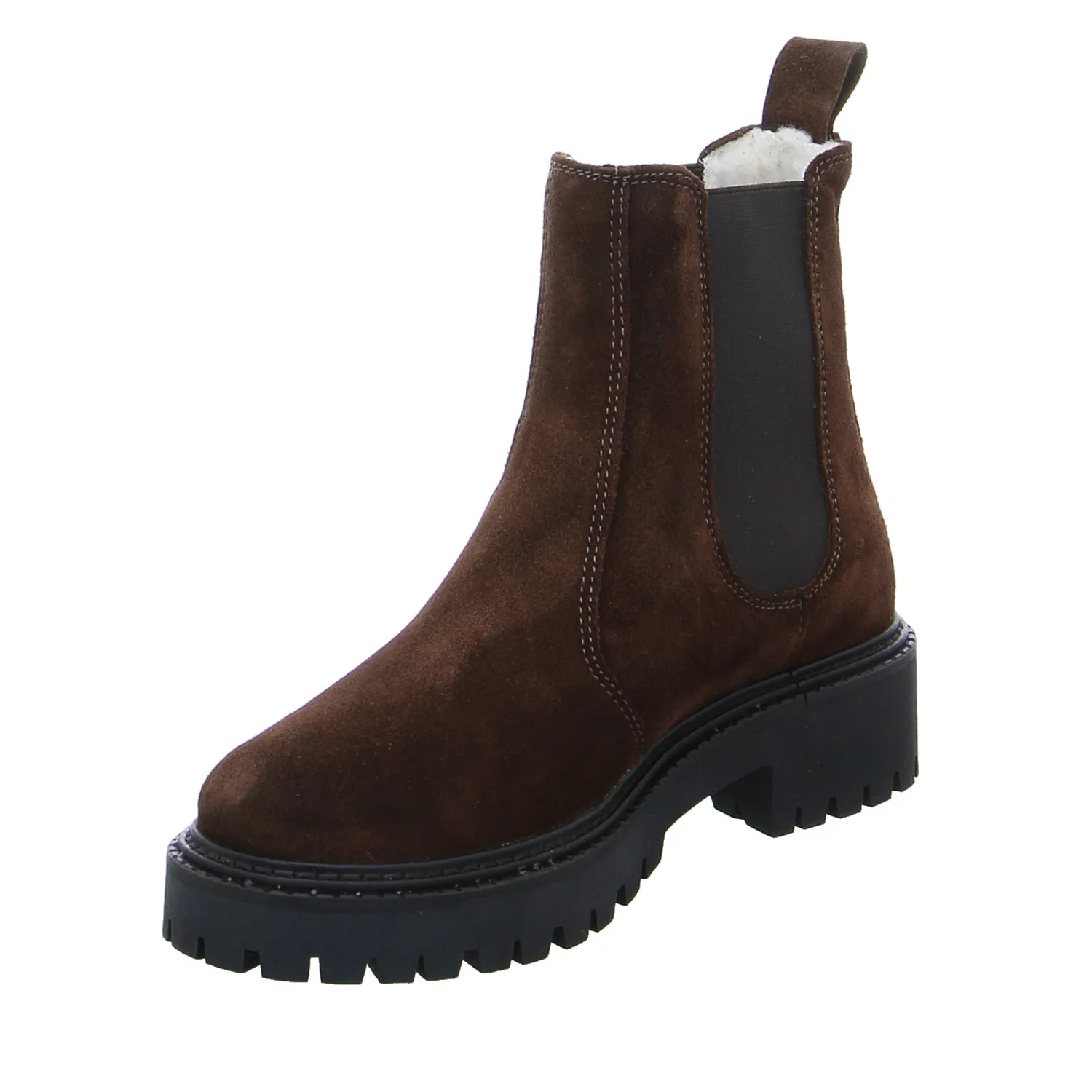 SCHUHENGEL Boot Dunkelbraun Leder 