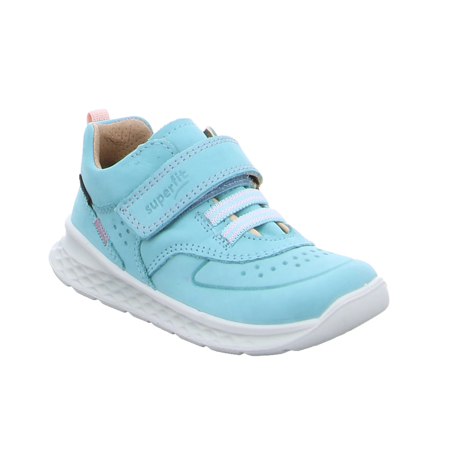 SUPERFIT Bottine Lauflernschuh Hellblau Textil 