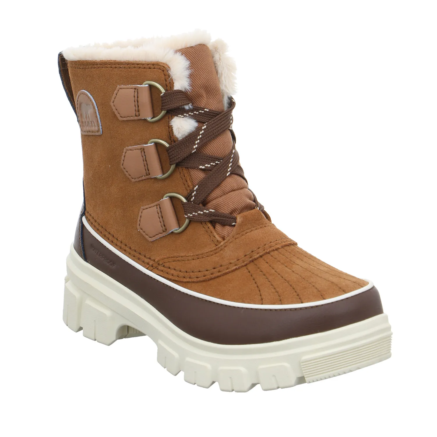 SOREL wasserdicht Snowboot Cognac Leder SOREL wasserdicht Snowboot Cognac Leder