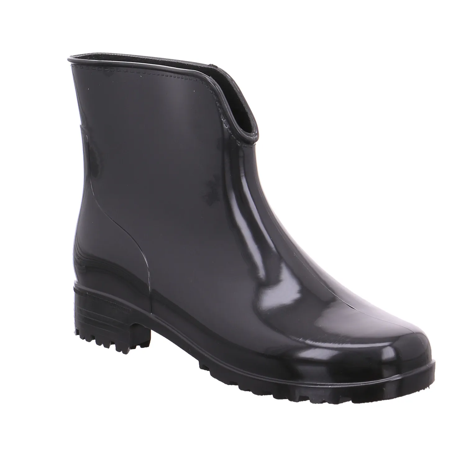* PVC nero Damen-Gummistiefel Schwarz Synthetik * PVC nero Damen-Gummistiefel Schwarz Synthetik