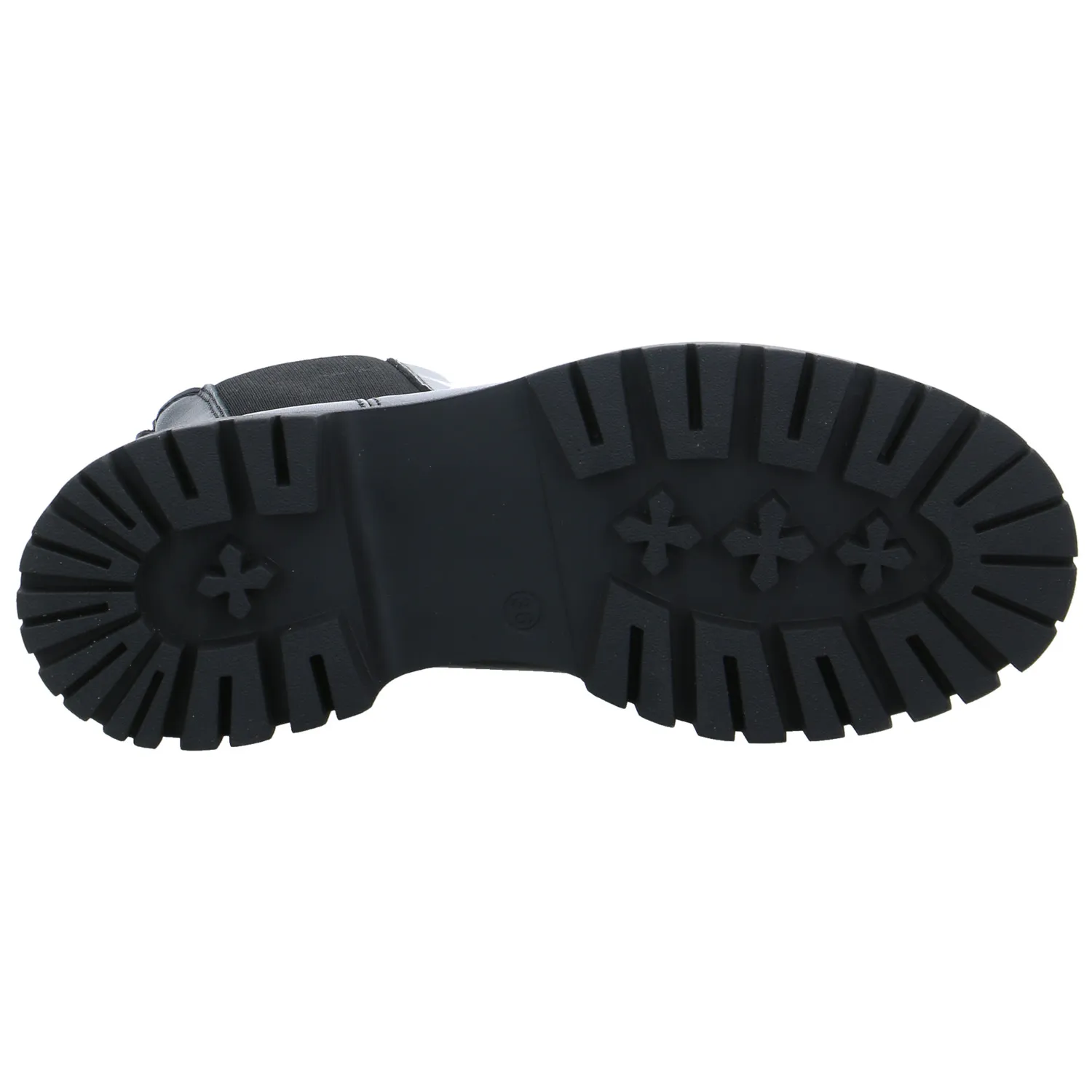 SCHUHENGEL Boot Schwarz Leder SCHUHENGEL Boot Schwarz Leder