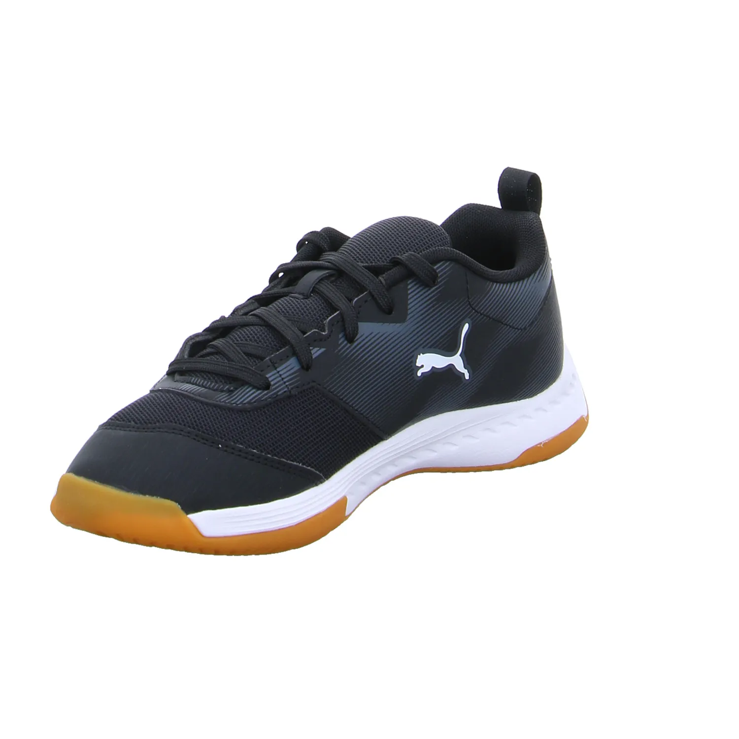 PUMA Varion 3 Jr Kinder Indoor Schwarz Synthetik 