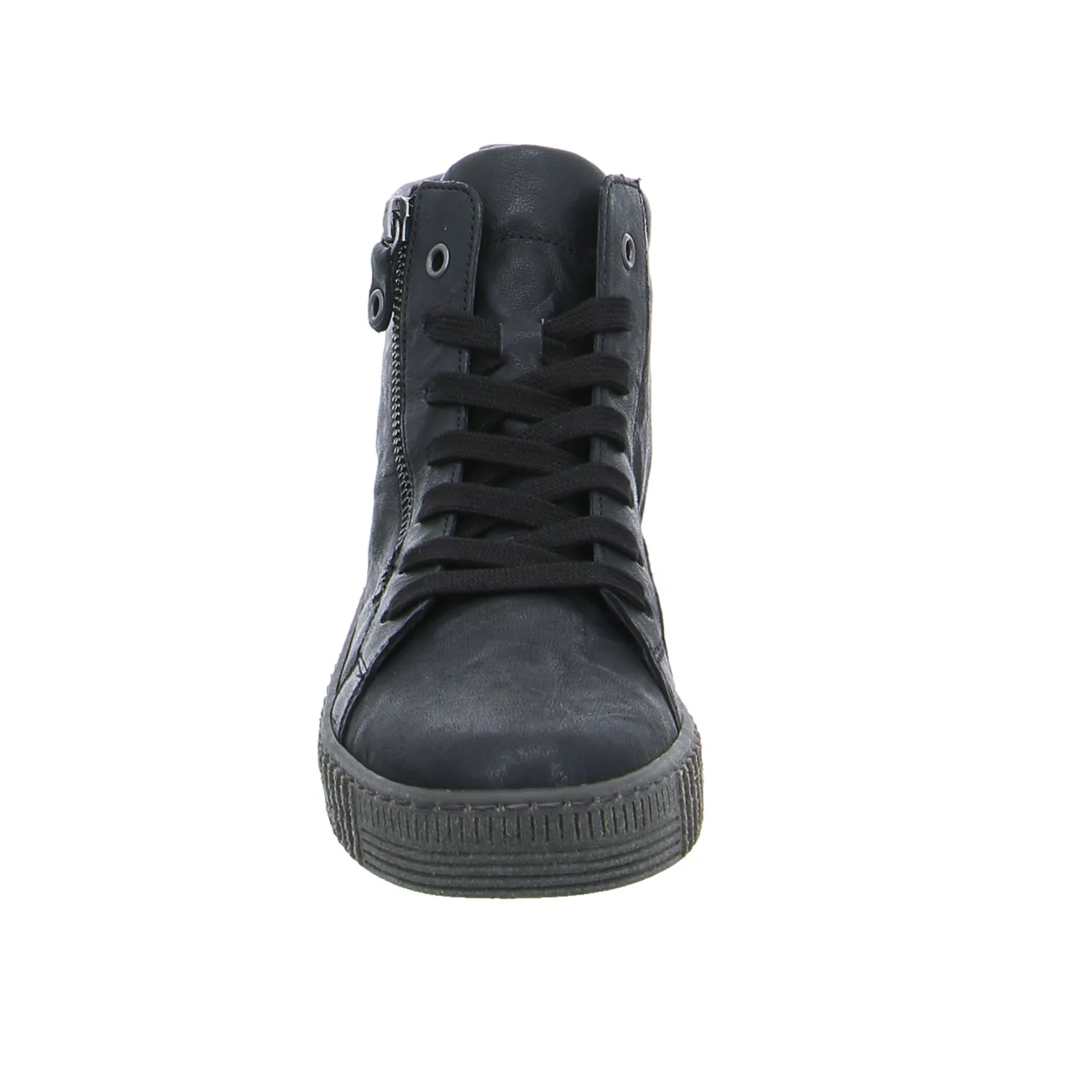 GABOR Mid Cut Sneaker Schwarz Leder GABOR Mid Cut Sneaker Schwarz Leder