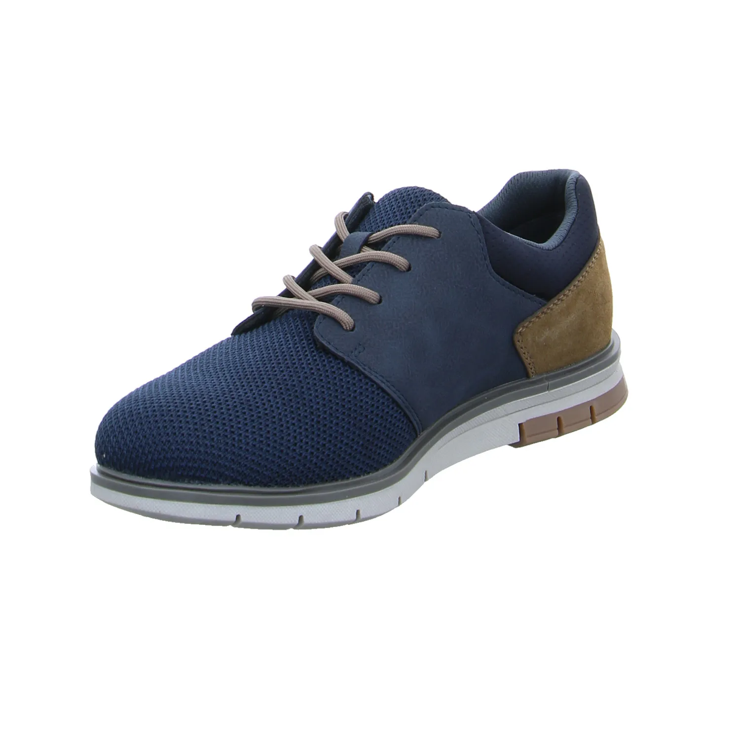 BUGATTI SHOES Halbschuh-City Blau Synthetik 