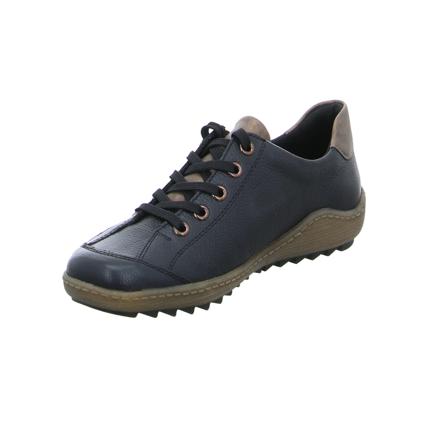 REMONTE Schnürschuh Schwarz Leder REMONTE Schnürschuh Schwarz Leder