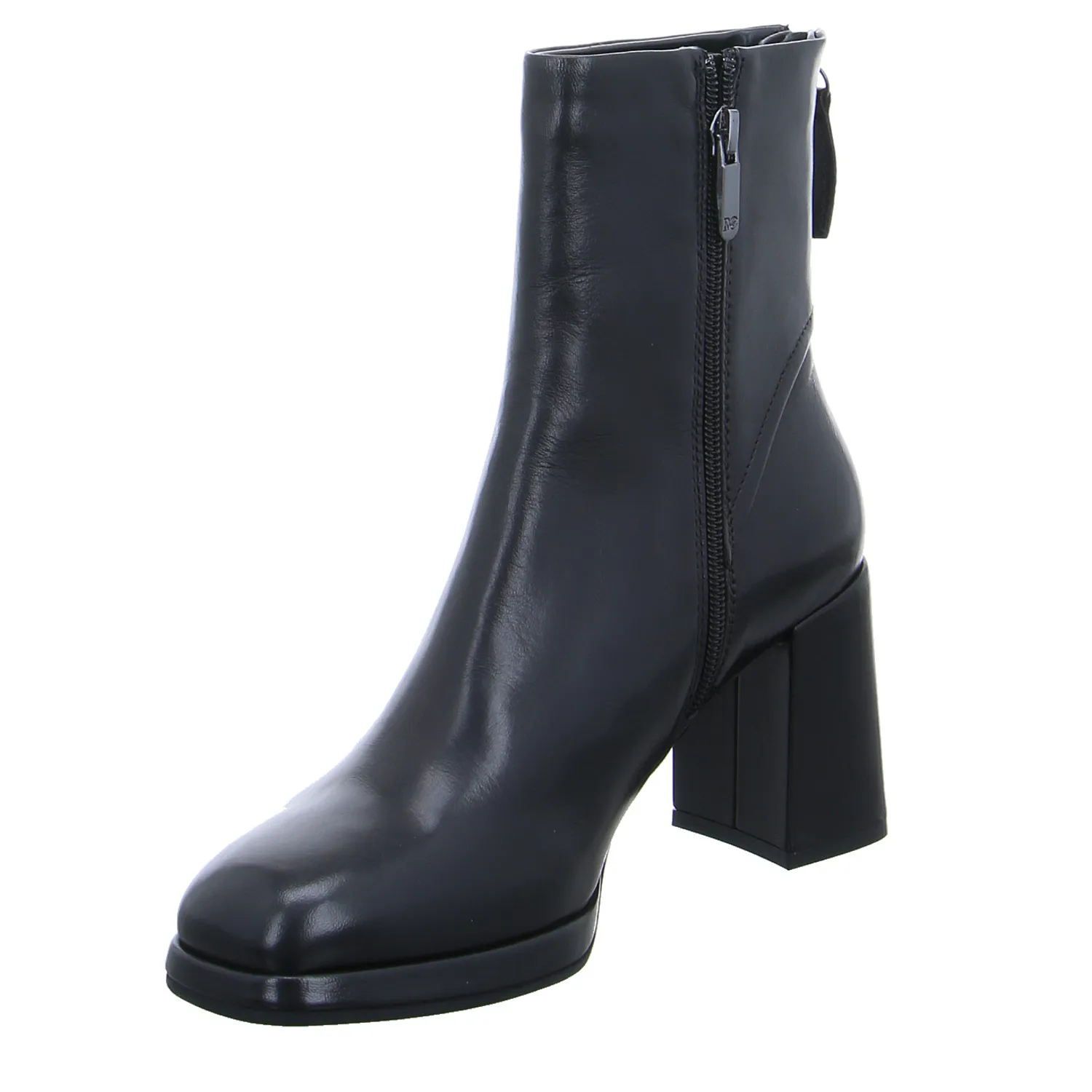 REGARDE LE CIEL Stiefelette Schwarz Leder 