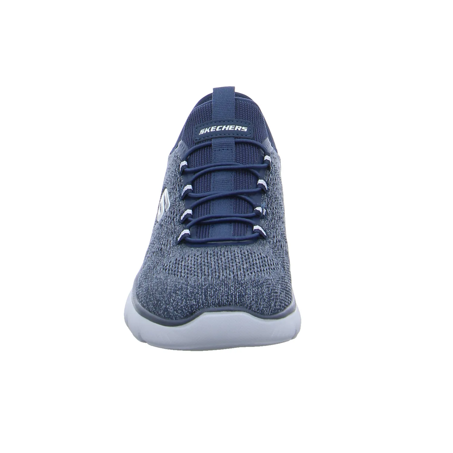 SKECHERS Air-Cooled Memory Foam Halbschuhe Sneaker Stoff Blau Synthetik SKECHERS Air-Cooled Memory Foam Halbschuhe Sneaker Stoff Blau Synthetik