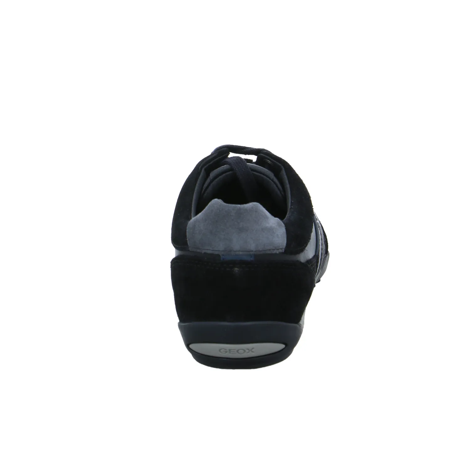 GEOX Halbschuhe Sneaker Schwarz Leder 