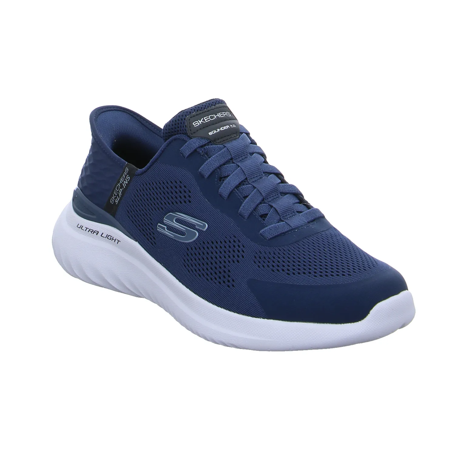 SKECHERS Air-Cooled Memory Foam Halbschuhe Sneaker Stoff Blau Synthetik SKECHERS Air-Cooled Memory Foam Halbschuhe Sneaker Stoff Blau Synthetik