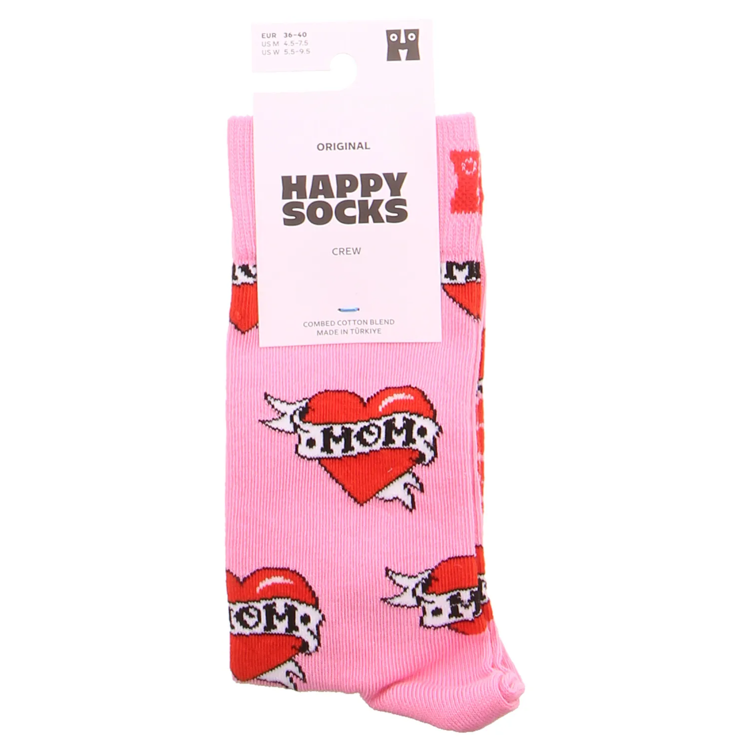 HAPPY SOCKS Mom Herz Freizeitsocken Rosa Textil HAPPY SOCKS Mom Herz Freizeitsocken Rosa Textil