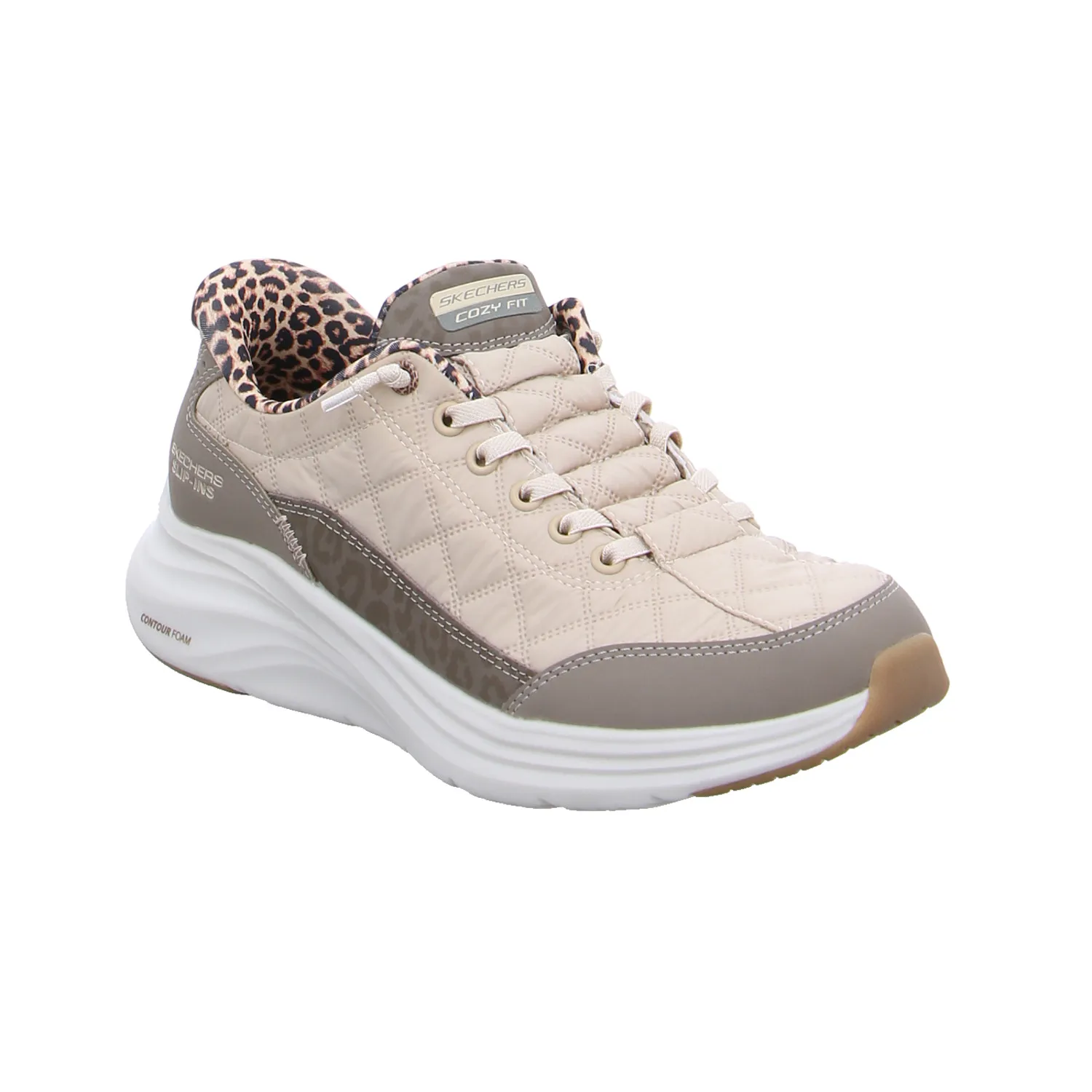 SKECHERS Sneaker Beige Textil 