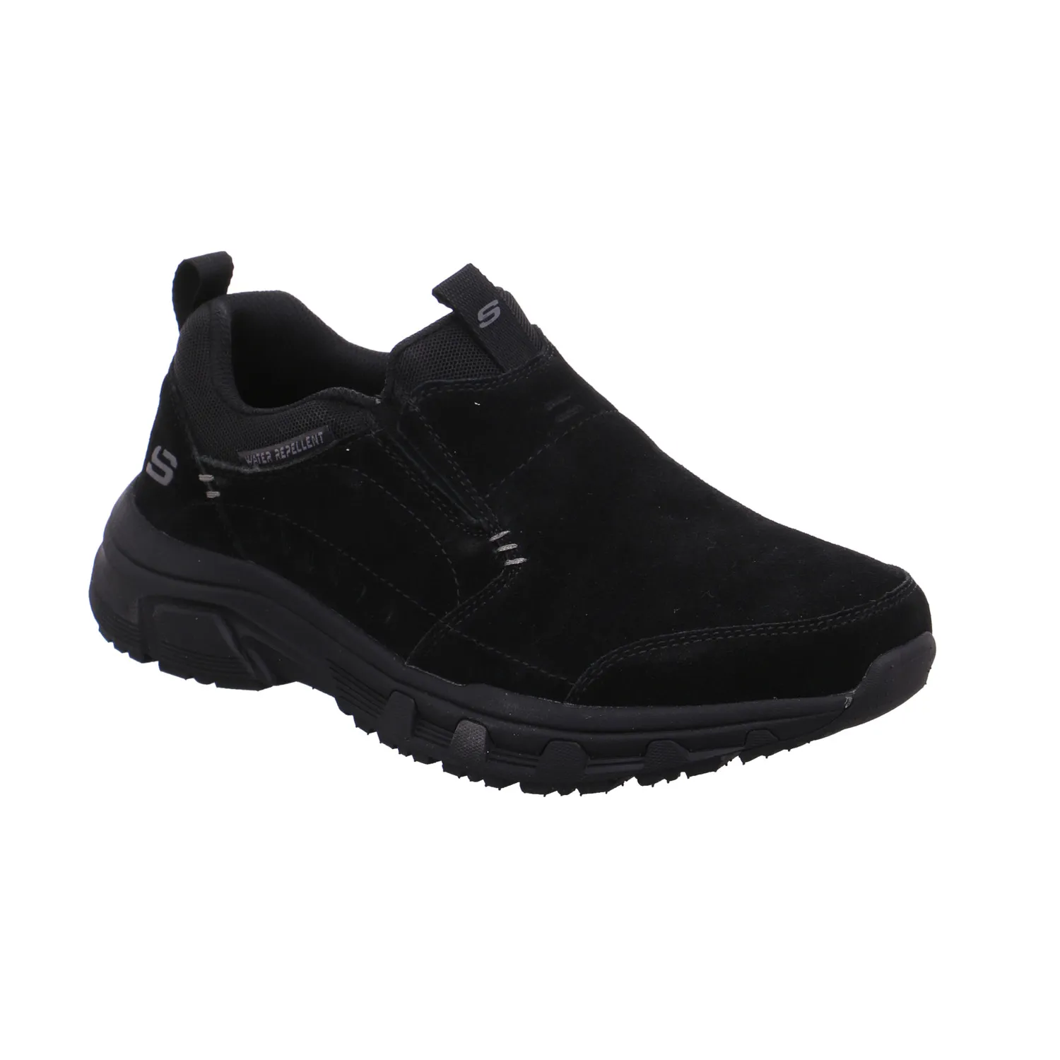 SKECHERS Halbschuh-Schlüpfer Schwarz Leder SKECHERS Halbschuh-Schlüpfer Schwarz Leder