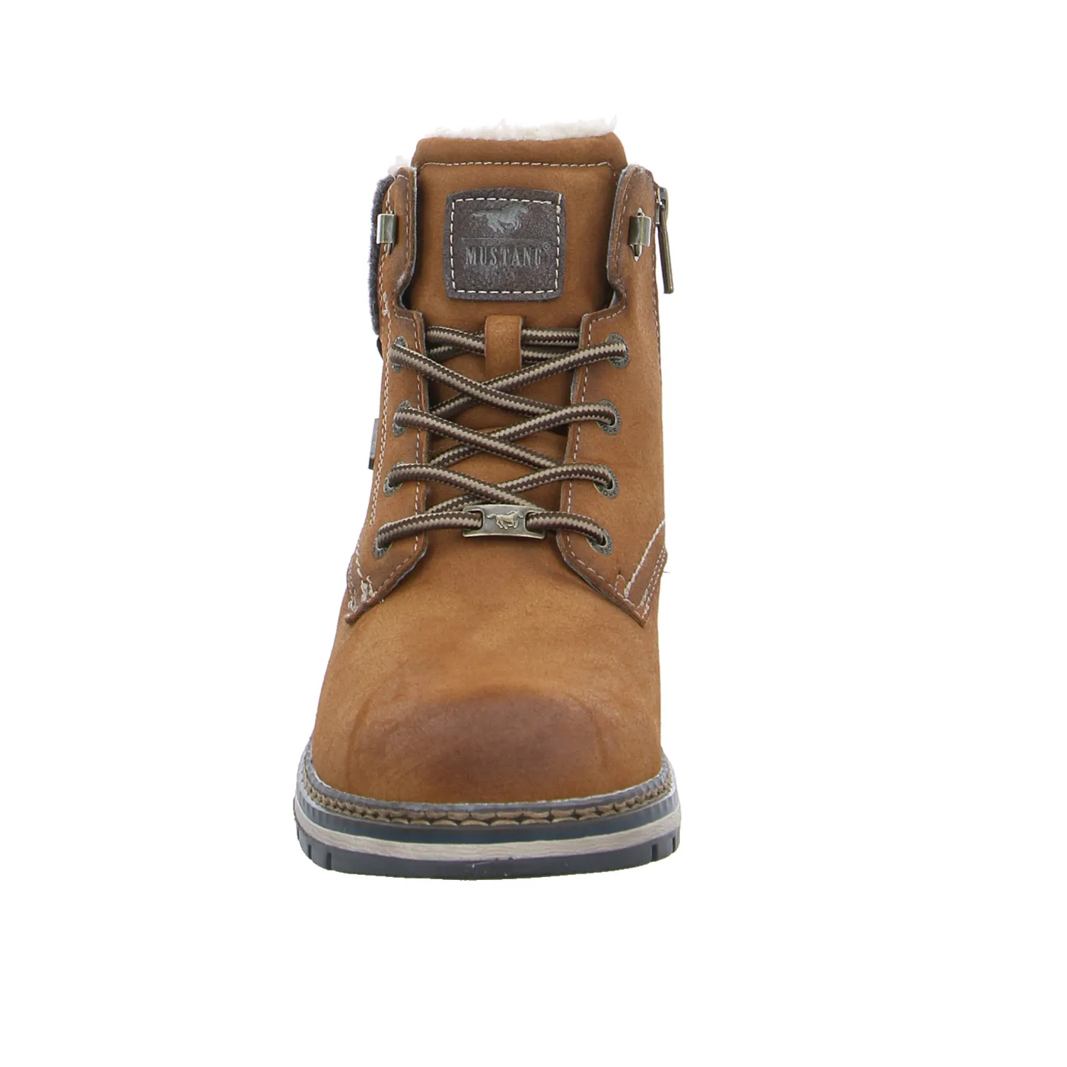 MUSTANG Winter-Boots Cognac Lederimitat 