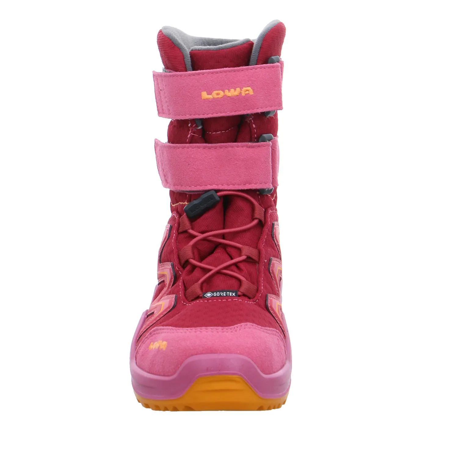 LOWA Mädchen Winterstiefel Kleinkinder-Snowboot  Membran Pink Synthetik 