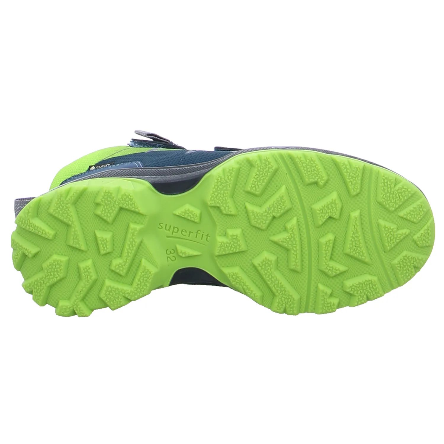 SUPERFIT Sneaker high Kleinkinder-Halbschuh Klett Blau Textil 
