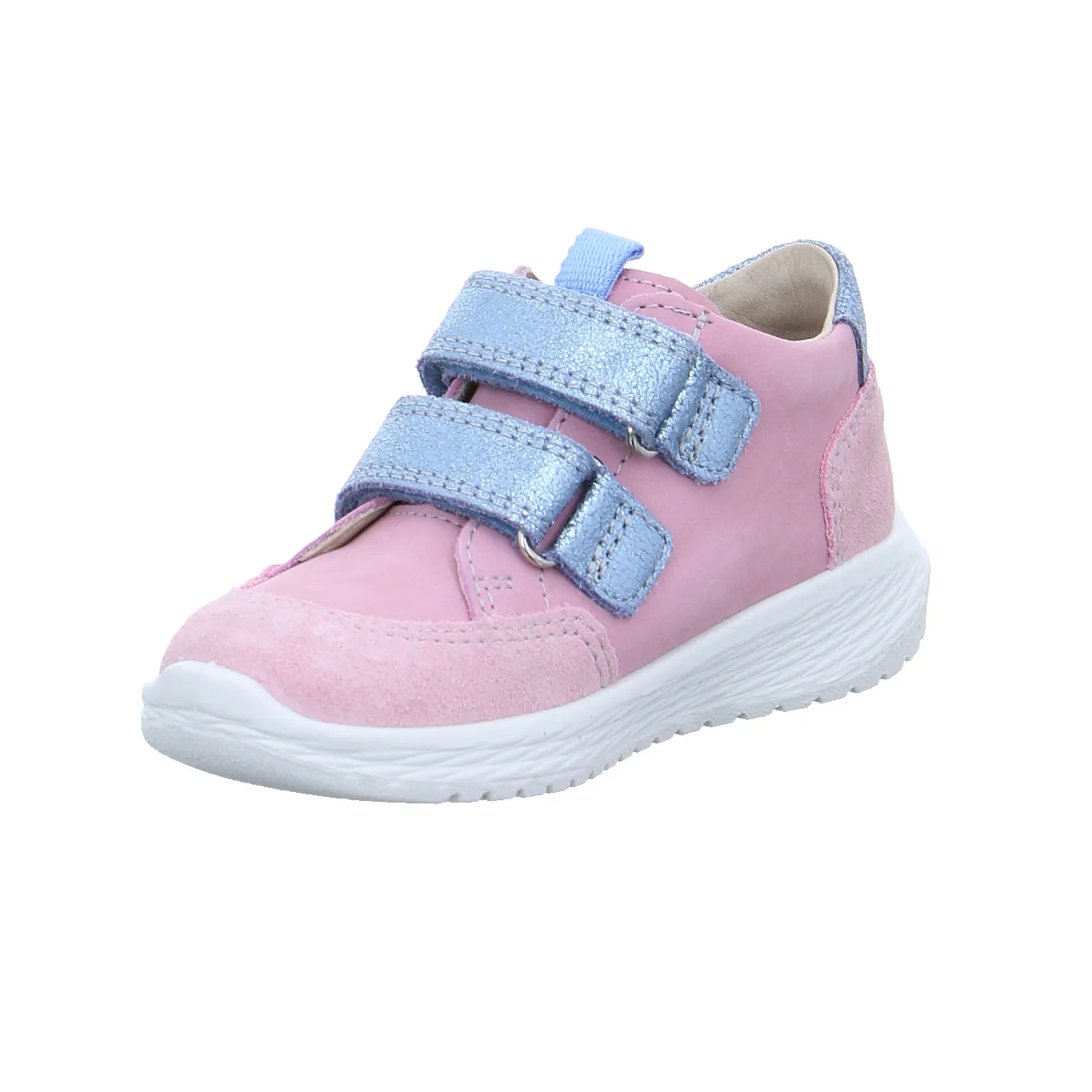 RICHTER Bottine Lauflernschuh Rosa Leder RICHTER Bottine Lauflernschuh Rosa Leder