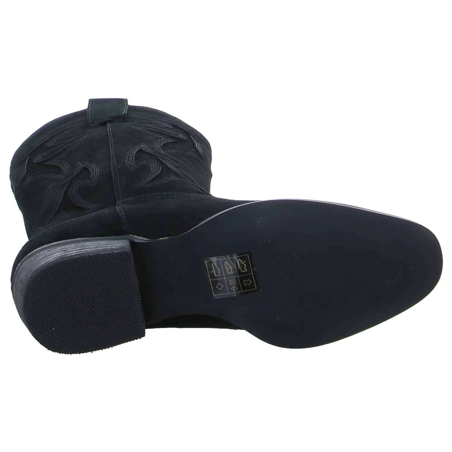 LA STRADA Stiefel Schwarz Leder LA STRADA Stiefel Schwarz Leder