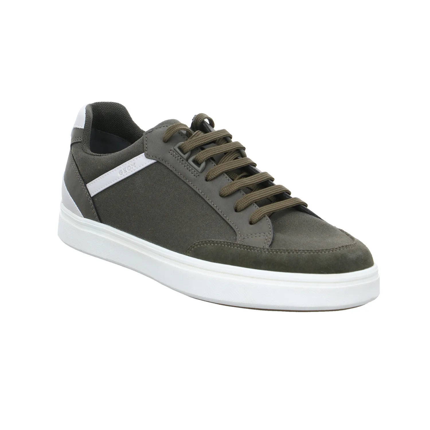 GEOX Halbschuhe Sneaker Stoff Olive Synthetik GEOX Halbschuhe Sneaker Stoff Olive Synthetik