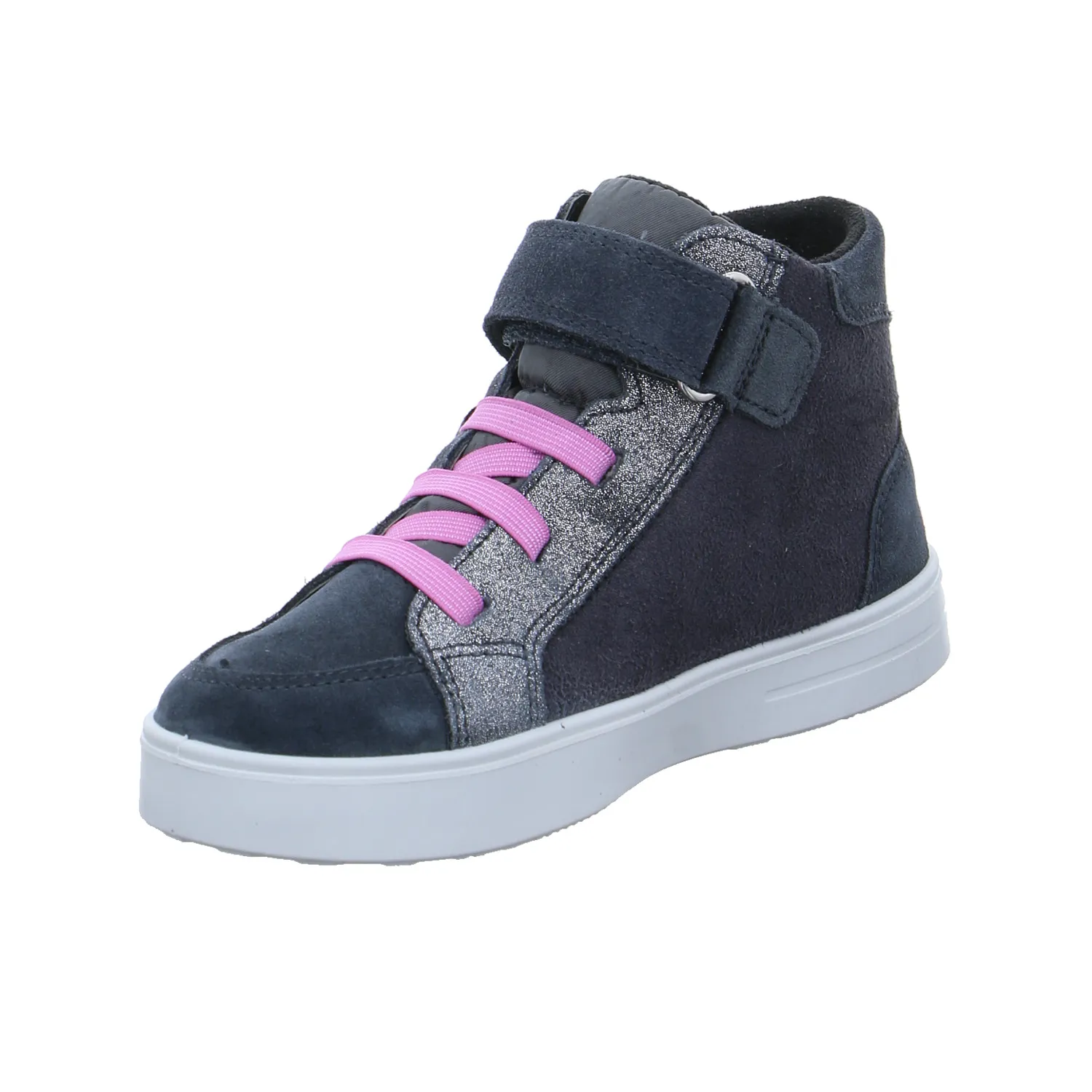 SUPERFIT Sneaker high Kleinkinder-Halbschuh Binder Grau Textil SUPERFIT Sneaker high Kleinkinder-Halbschuh Binder Grau Textil