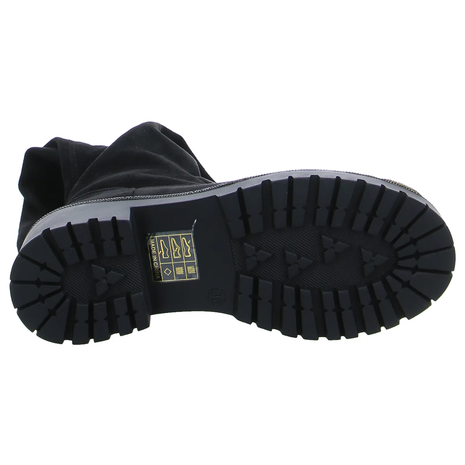 LA STRADA Stiefel Schwarz Lederimitat LA STRADA Stiefel Schwarz Lederimitat