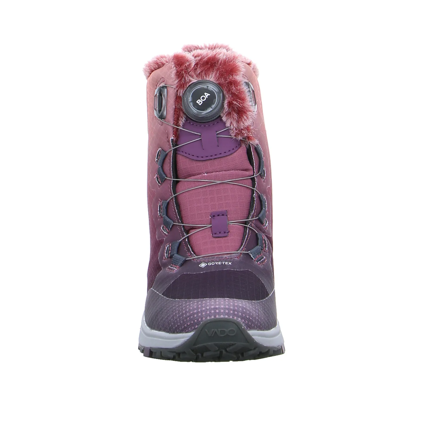 VADO Winter-Snowboot Mädchen-Snowboot Membrane Bordeau Textil VADO Winter-Snowboot Mädchen-Snowboot Membrane Bordeau Textil