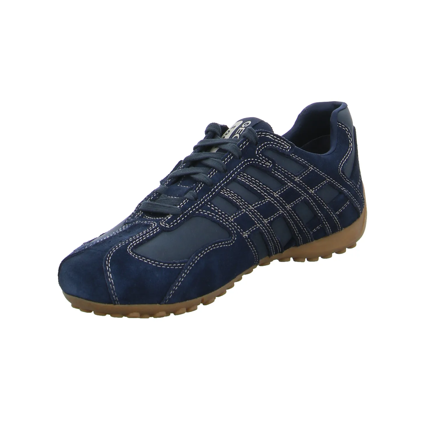 GEOX Binder Halbschuhe Sneaker Blau Leder GEOX Binder Halbschuhe Sneaker Blau Leder