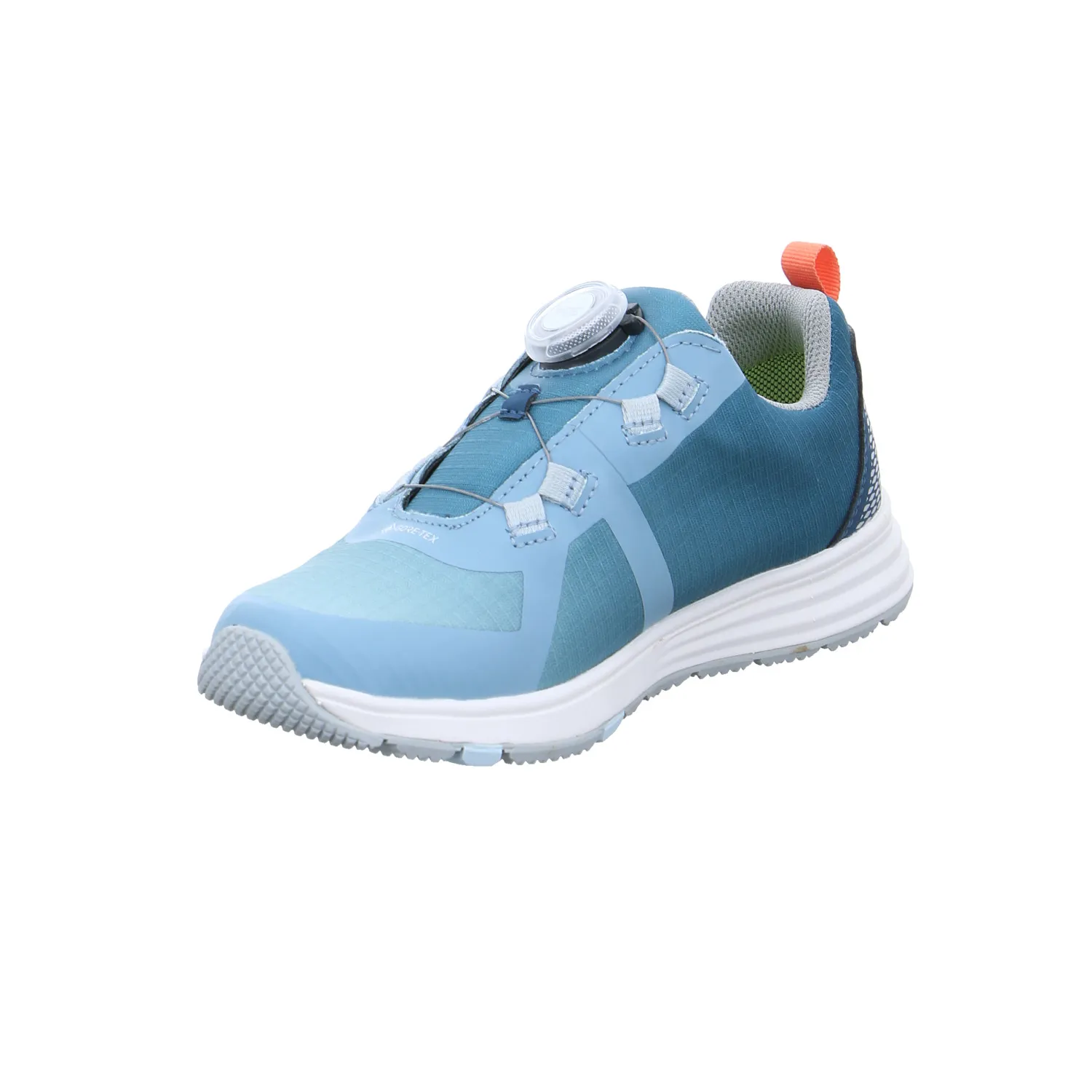 VADO Sneaker Outdoor Mädchen-Halbschuh Klett Jeansblau Textil 
