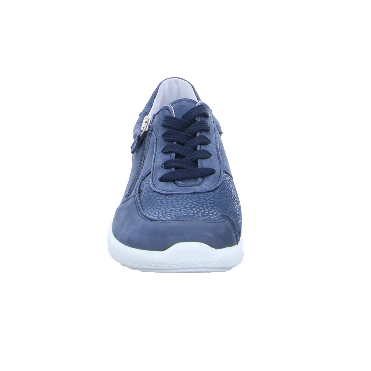 VAN DER LAAN Comfort-Schnürer Blau Leder VAN DER LAAN Comfort-Schnürer Blau Leder