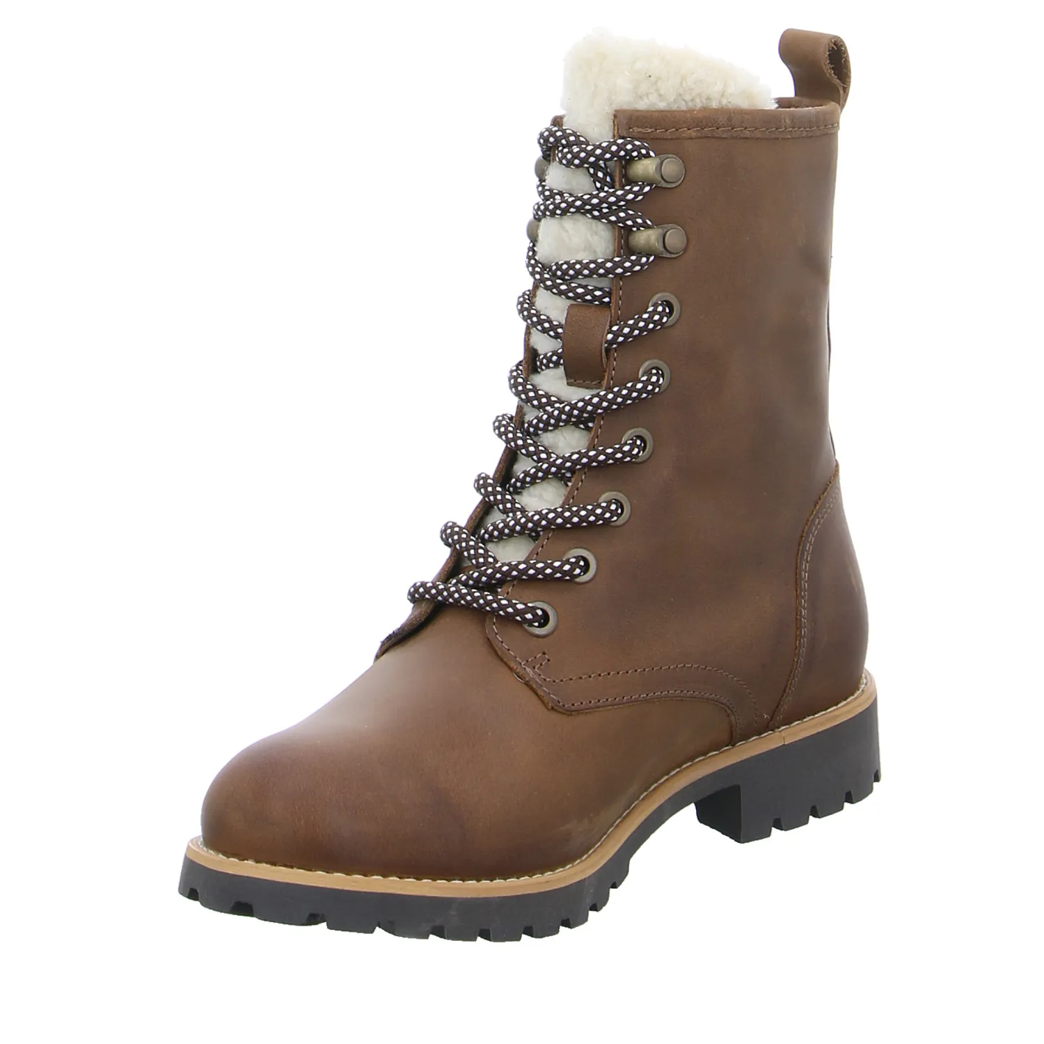 SCHUHENGEL Boot Braun Leder SCHUHENGEL Boot Braun Leder