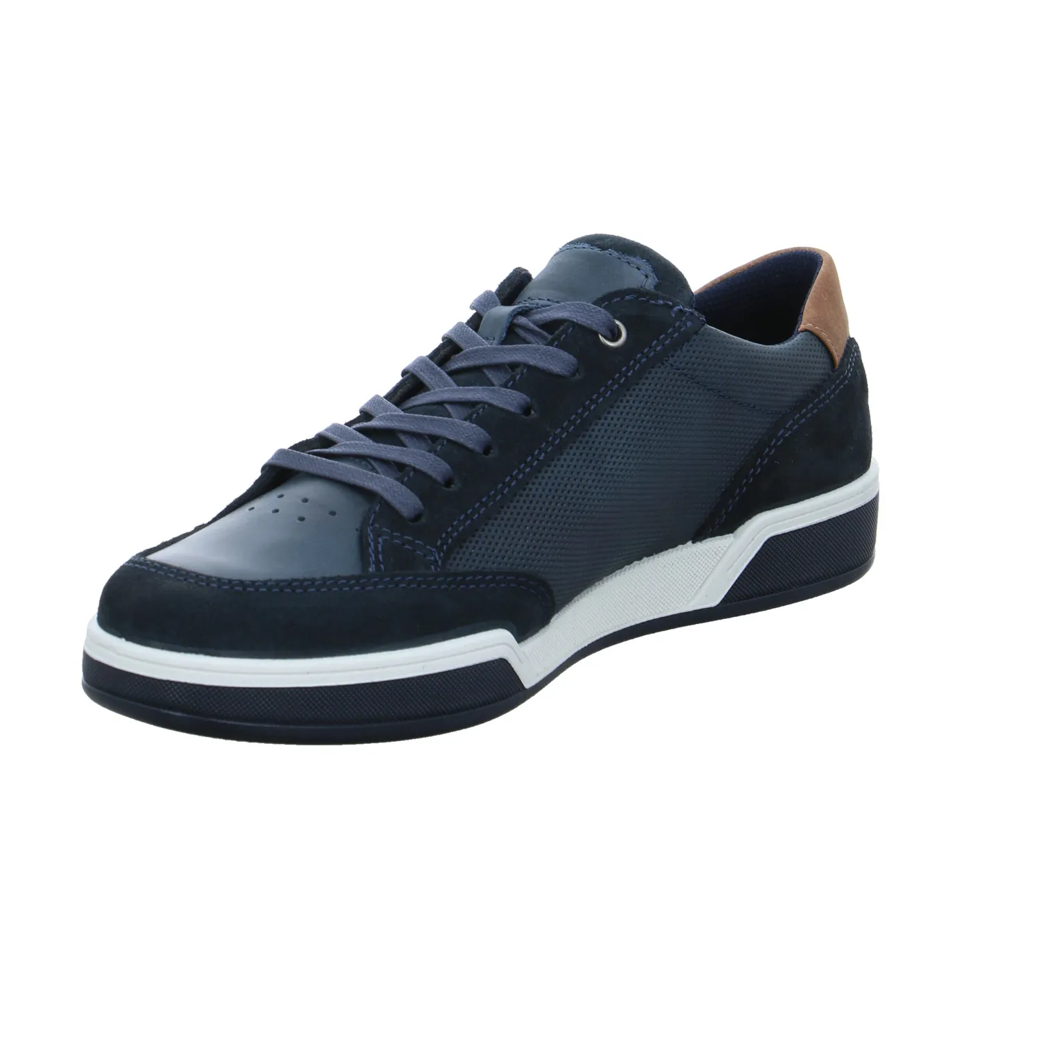 IMAC Halbschuhe Sneaker Blau Leder IMAC Halbschuhe Sneaker Blau Leder