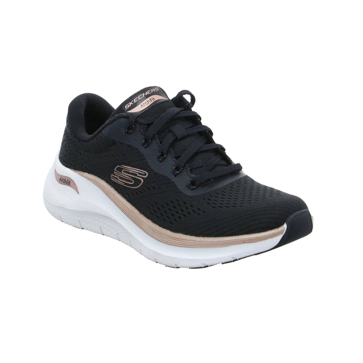 SKECHERS mit Wechselfussbett Sneaker Schwarz Textil SKECHERS mit Wechselfussbett Sneaker Schwarz Textil
