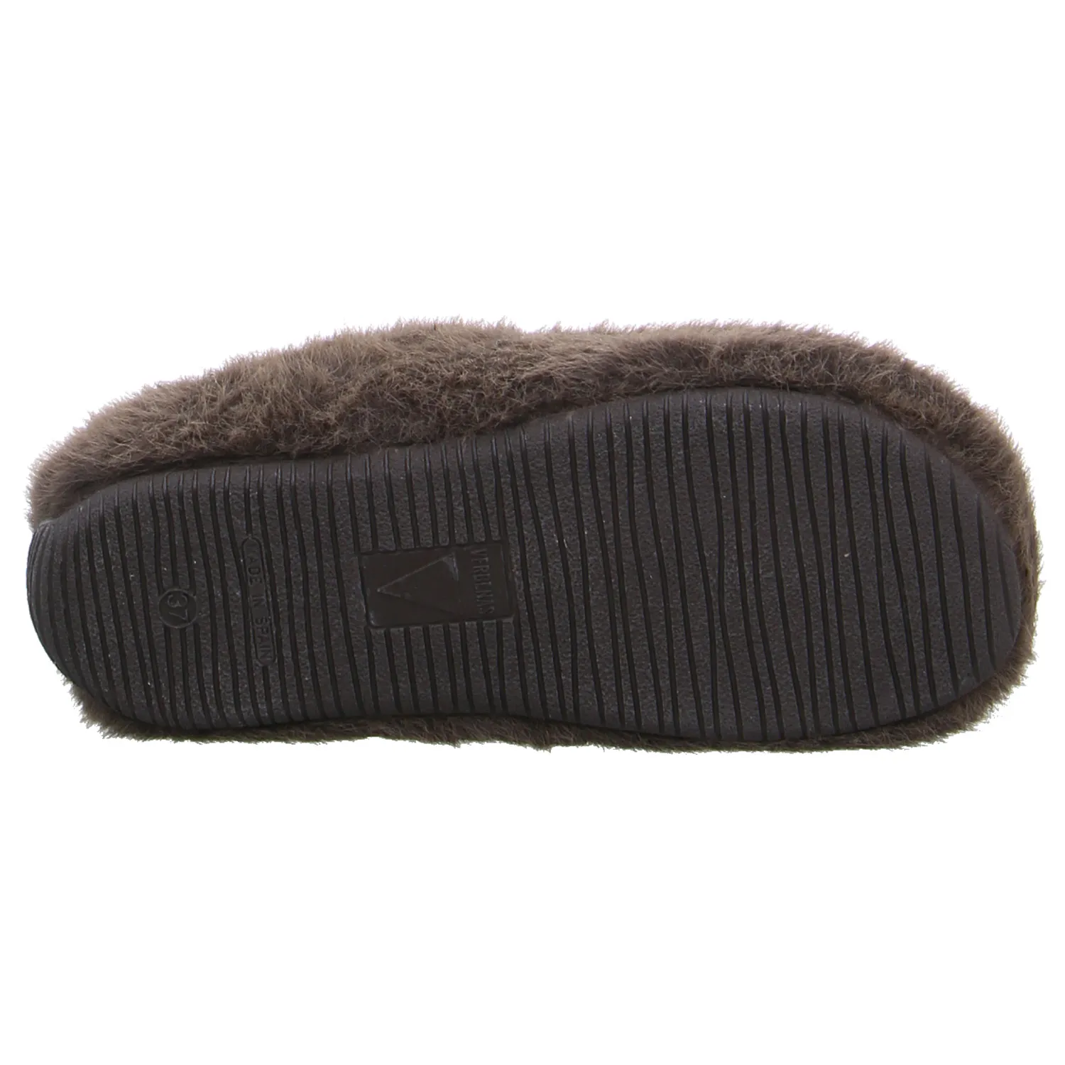 VERBENAS Hausschuh Braun Textil VERBENAS Hausschuh Braun Textil