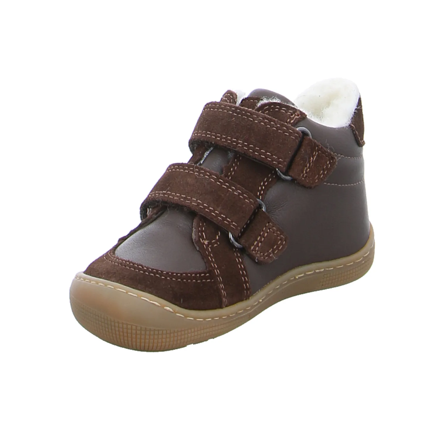 KOEL Barfussschuh Kleinkinder-Winter-Bottine Braun Leder KOEL Barfussschuh Kleinkinder-Winter-Bottine Braun Leder