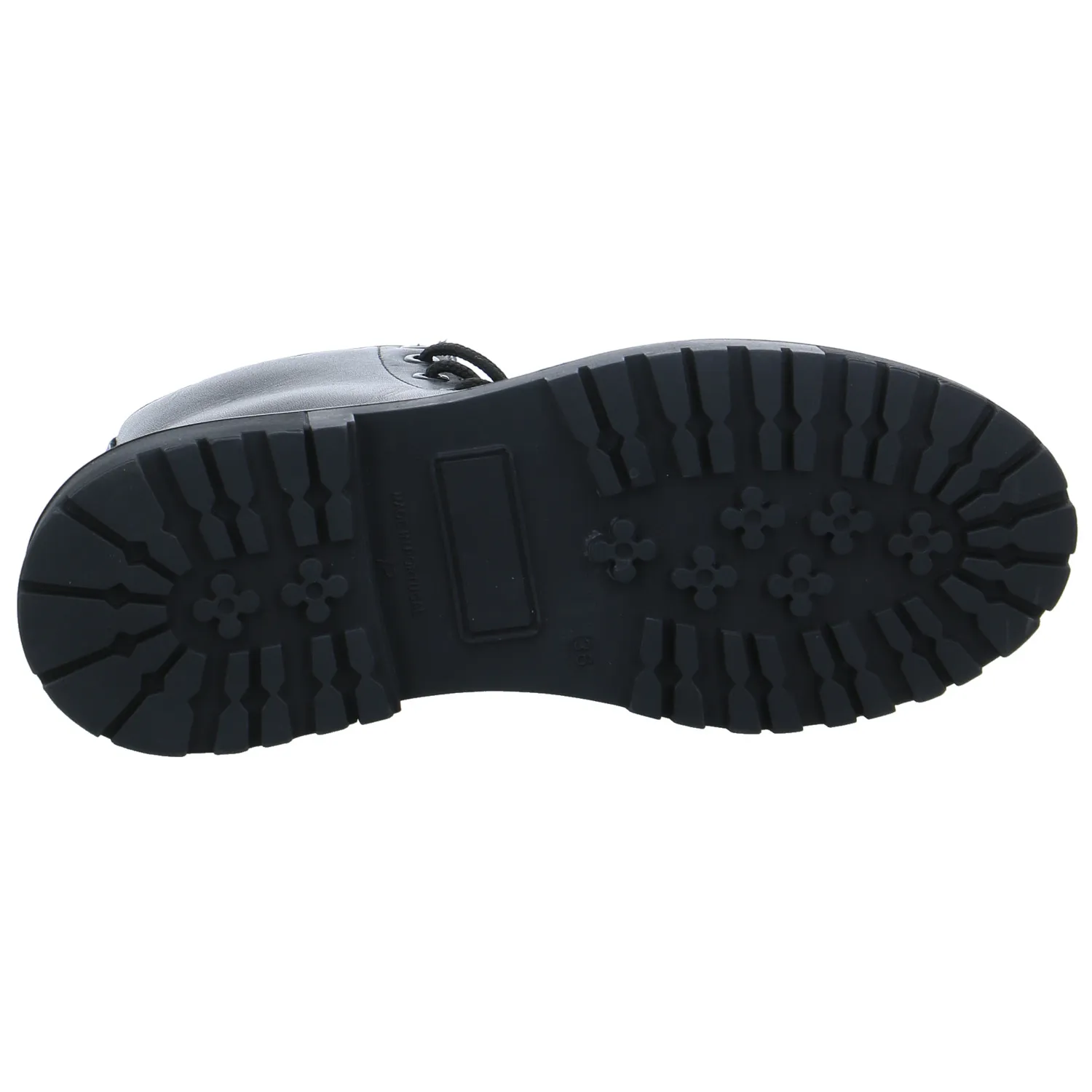 SCHUHENGEL mit Wollfutter Boot Schwarz Leder 