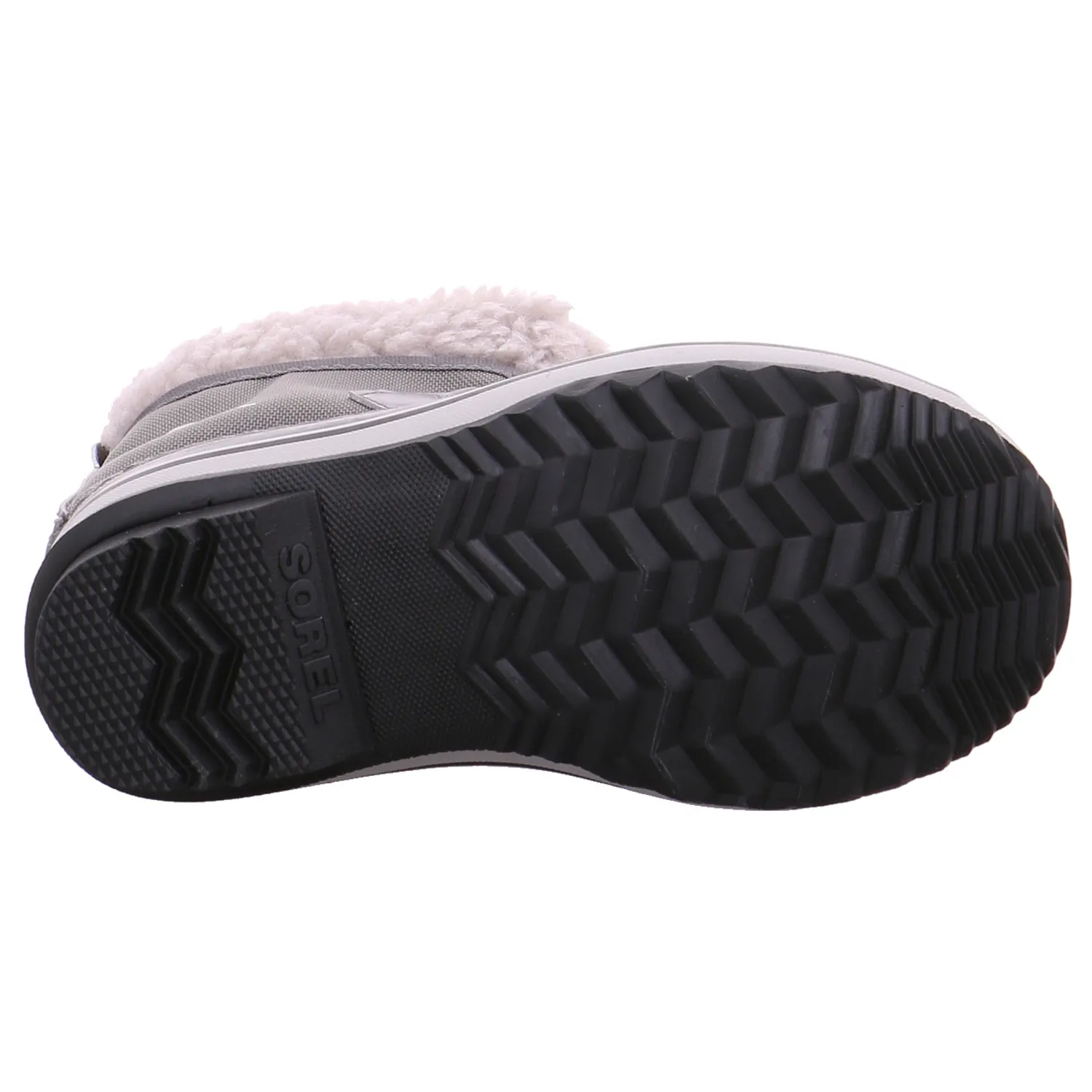 SOREL Schneestiefel Kinder-Snowboot Grau Lederimitat SOREL Schneestiefel Kinder-Snowboot Grau Lederimitat