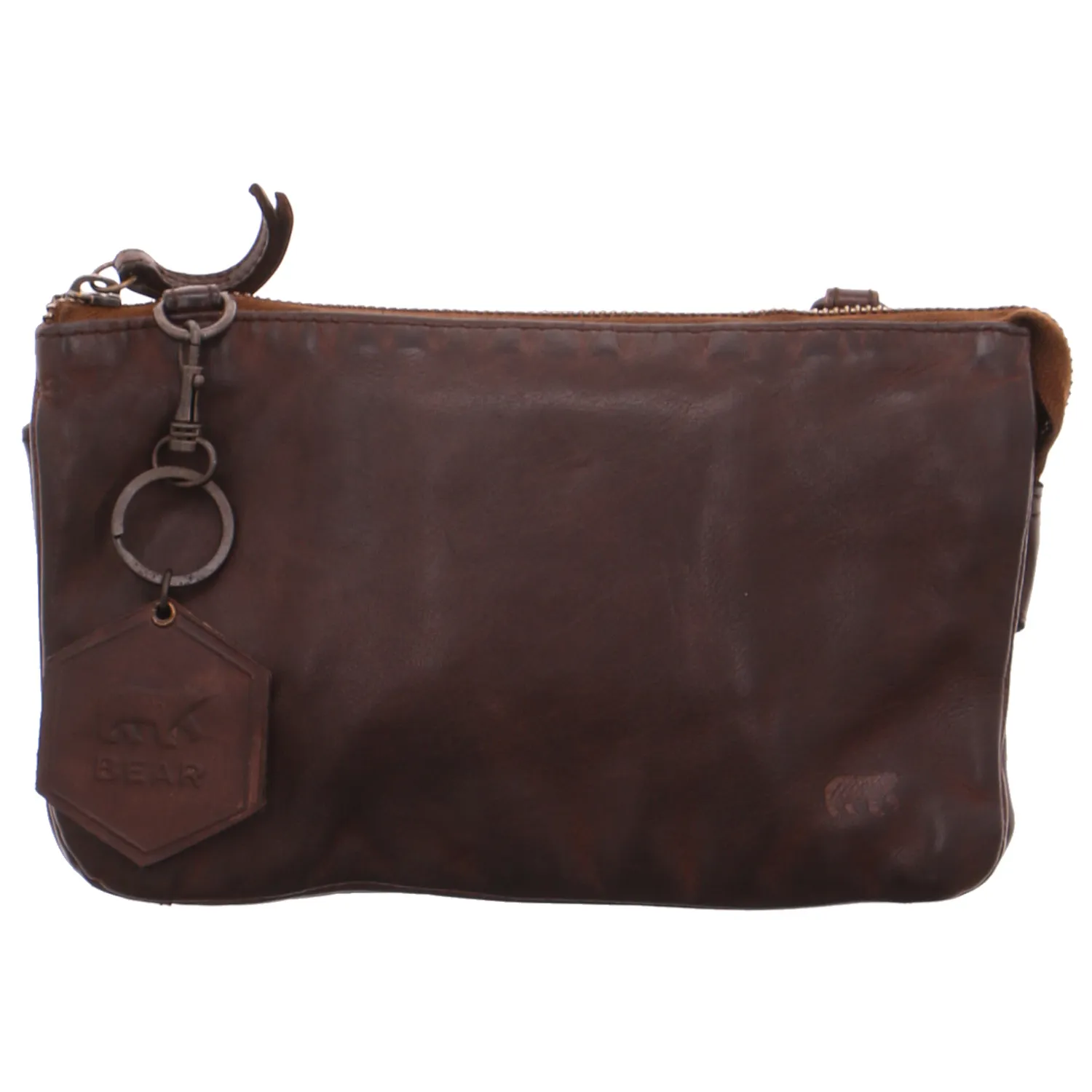 BEAR DESIGN Umhängetasche Braun Leder BEAR DESIGN Umhängetasche Braun Leder