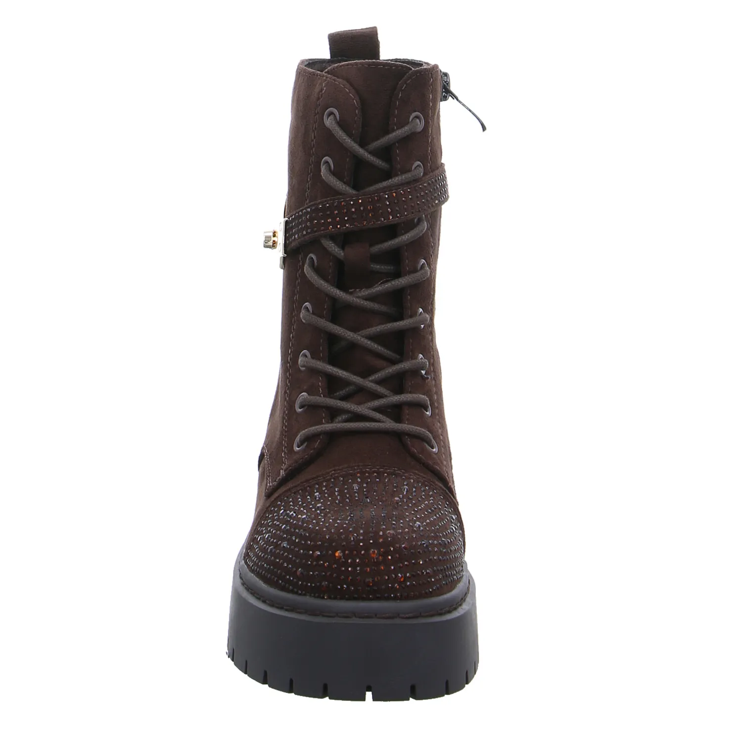 LA STRADA Boot Braun Lederimitat LA STRADA Boot Braun Lederimitat