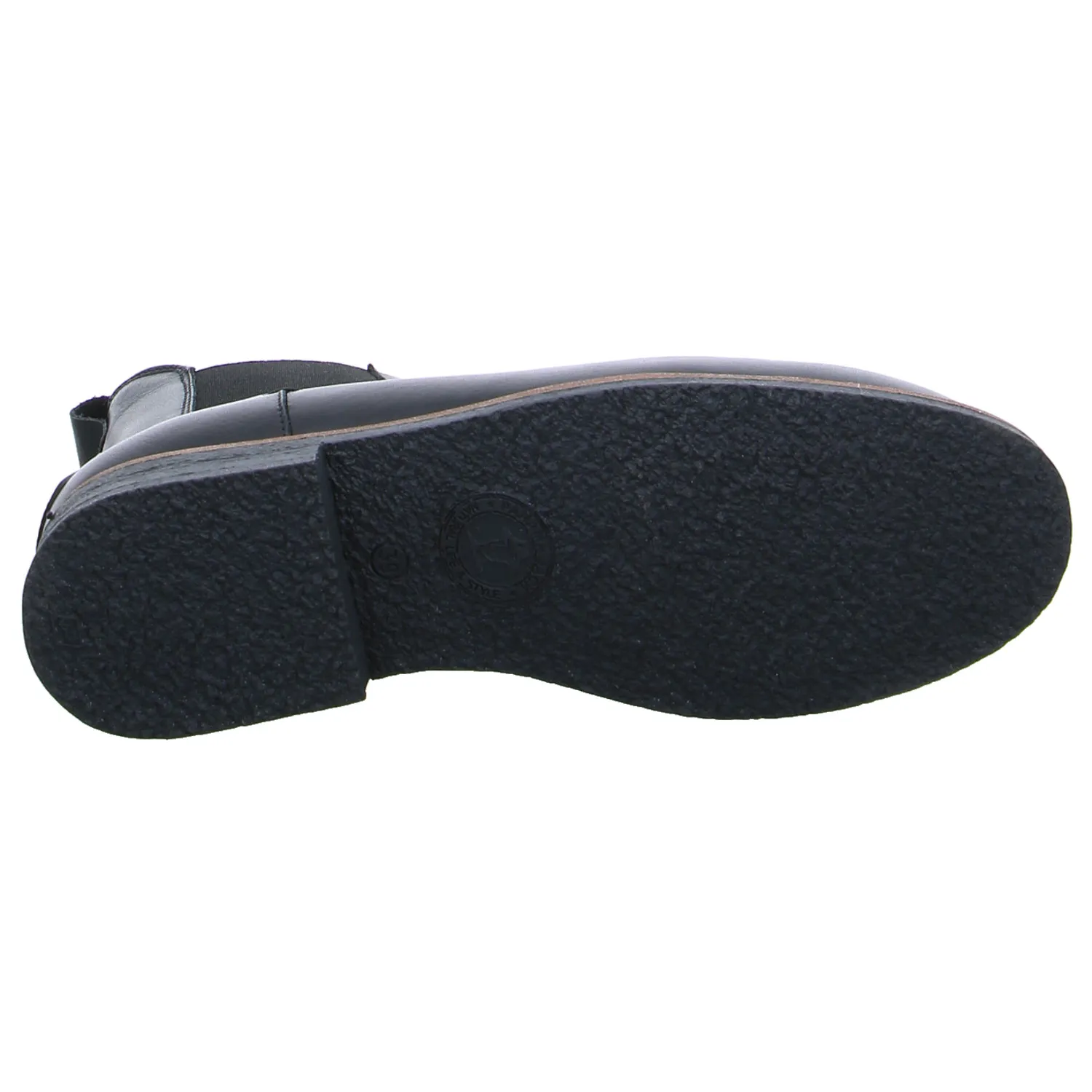 PANAMA JACK mit Lammfell - Innenfutter Boot Schwarz Leder PANAMA JACK mit Lammfell - Innenfutter Boot Schwarz Leder