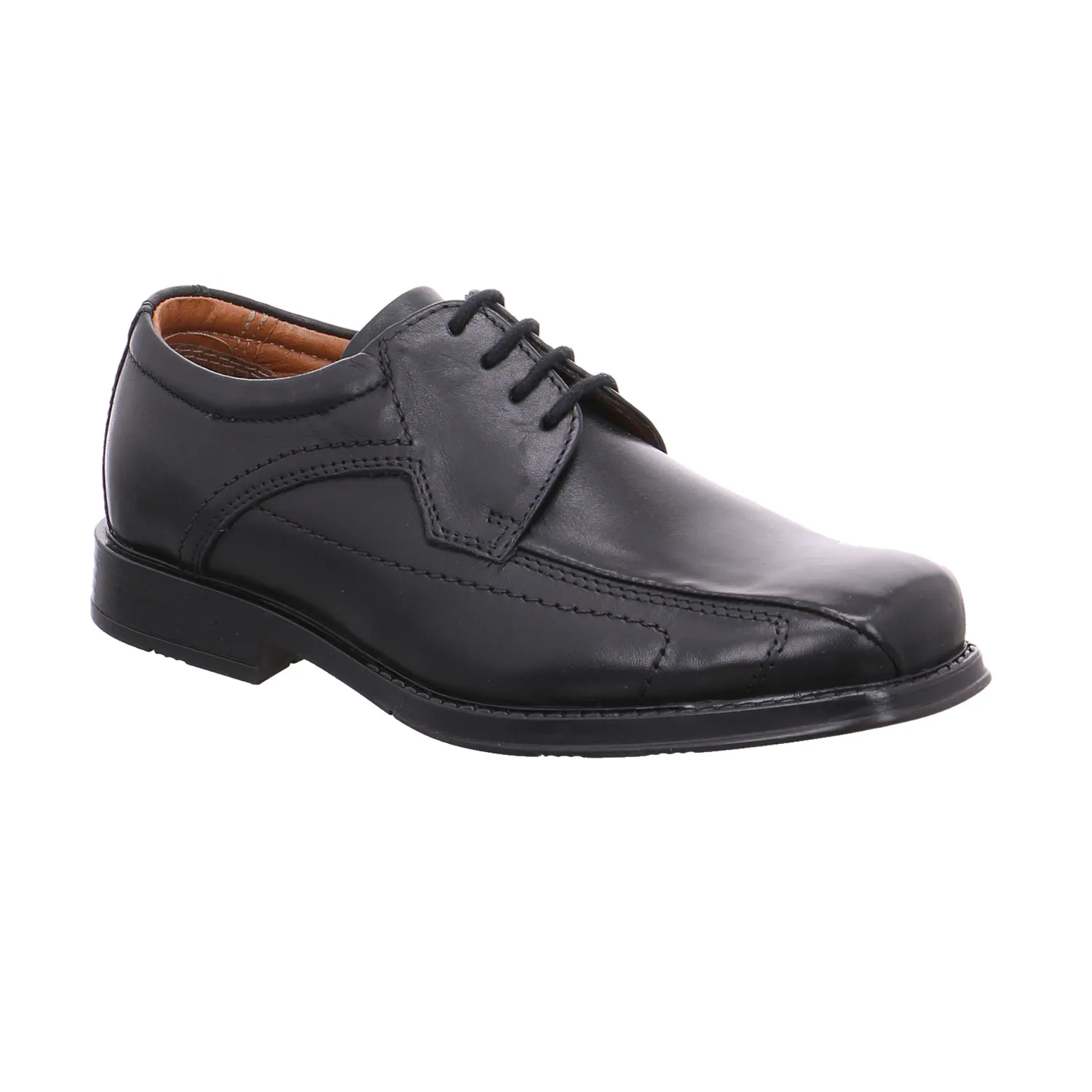 CARRERA PANAMERICANA Eleganter Jungenschuh Jungen-Halbschuh Binder Schwarz Leder CARRERA PANAMERICANA Eleganter Jungenschuh Jungen-Halbschuh Binder Schwarz Leder